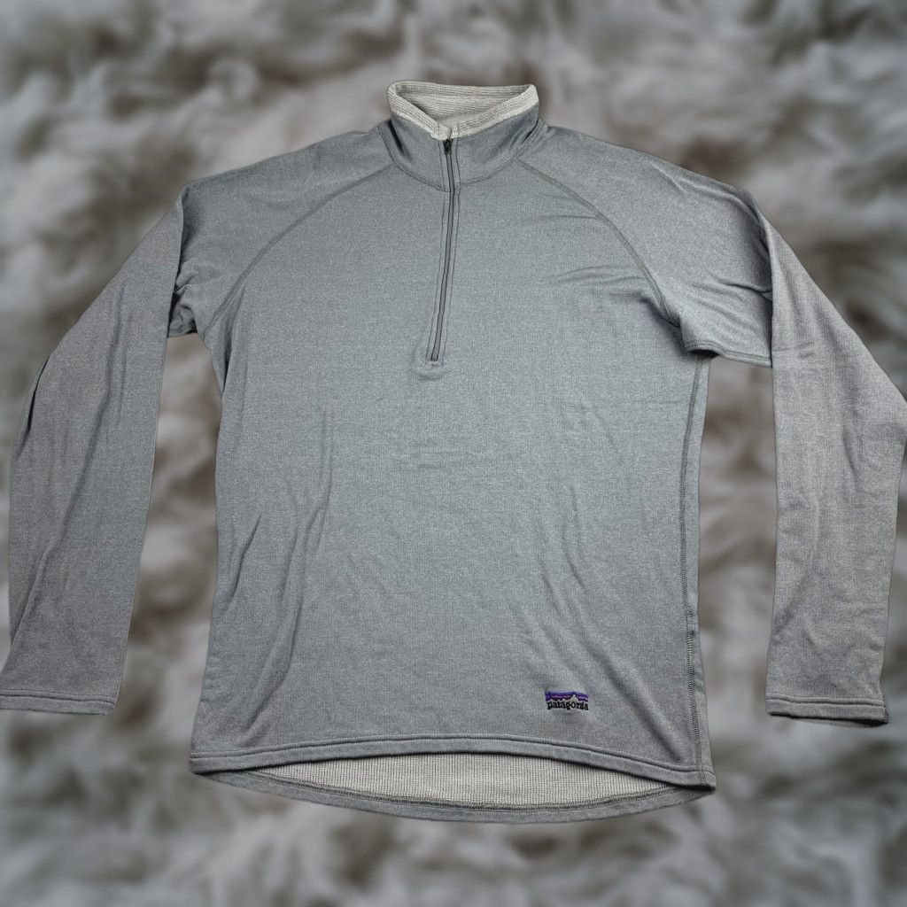 Patagonia Patagonia Men's Performance Stretch 1/4 Zip Pullover Jacket Gray Medium Size US M / EU 48-50 / 2 - 1 Thumbnail