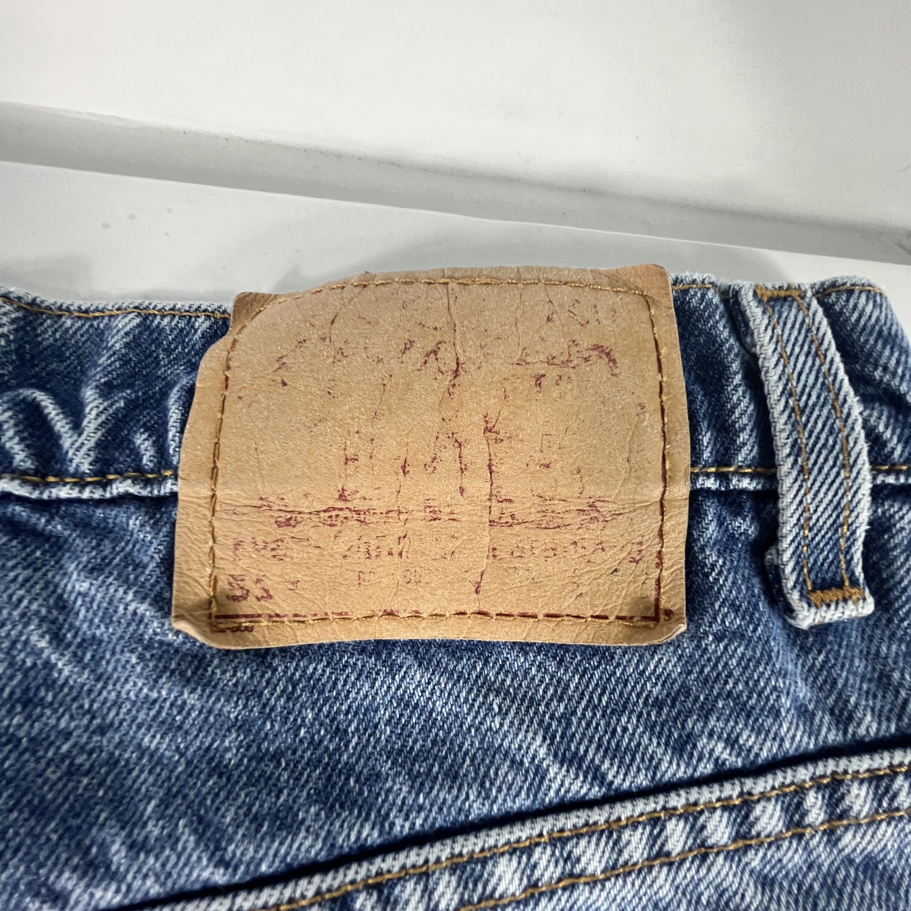 Levi's × Vintage VTG Levi's Jeans 517 Boot Cut Blue Faded Distressed Denim Size US 36 / EU 52 - 11 Thumbnail