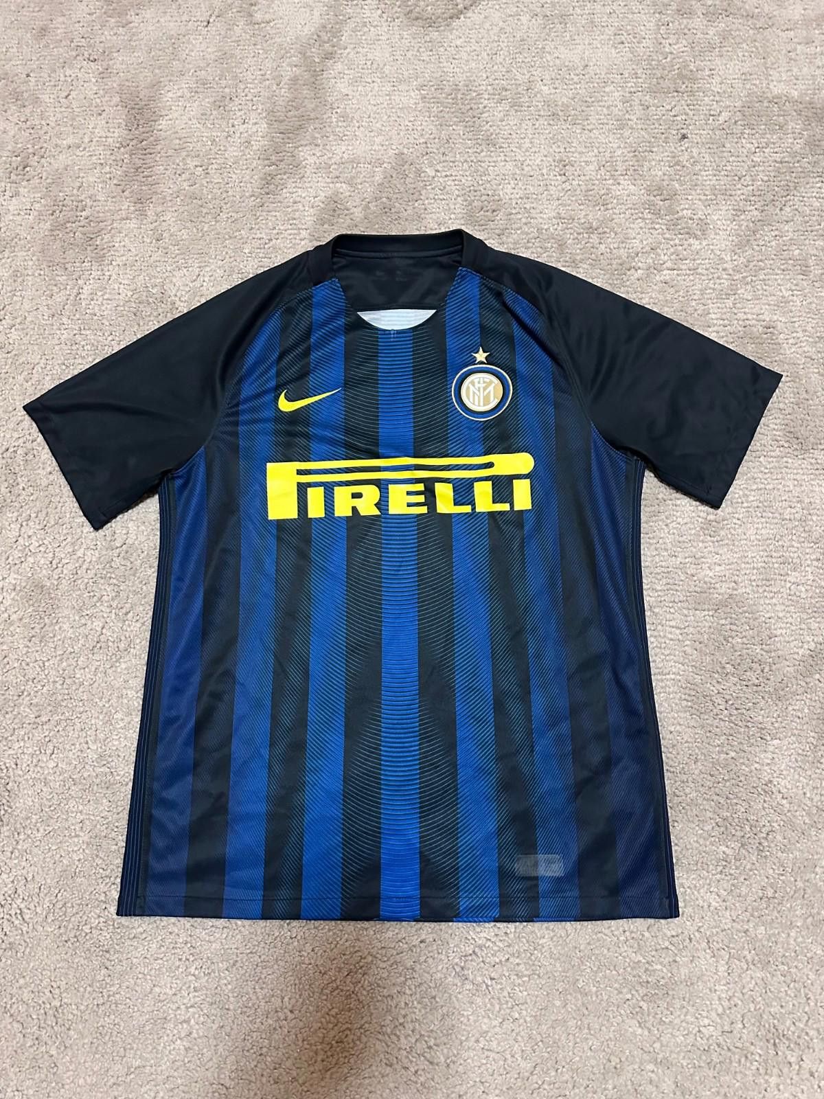 Nike INTER MILAN 2016/2017 HOME FOOTBALL SHIRT JERSEY Sz L Size US L / EU 52-54 / 3 - 1 Thumbnail