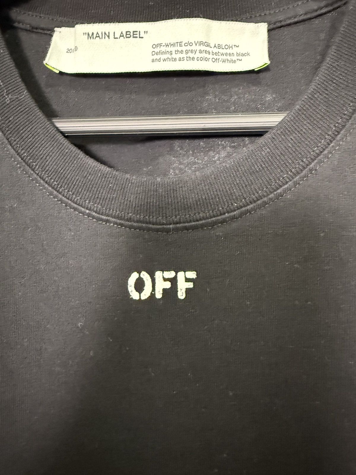 Off-White Off-White black t-shirt large floral graphic Size US M / EU 48-50 / 2 - 3 Thumbnail