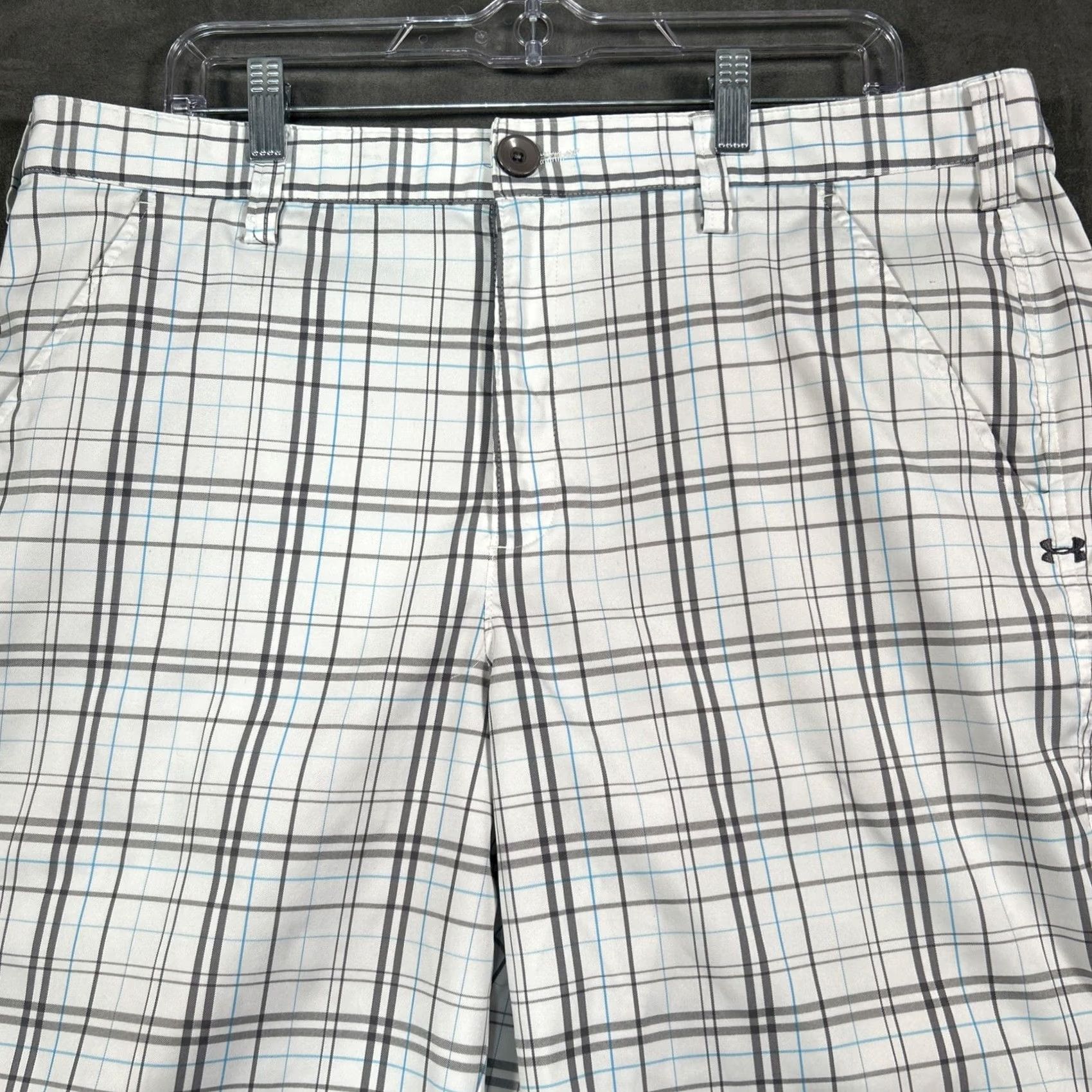 Under Armour Under Armour Golf Shirt Plaid Chino Performance Preppy Casual 36R Size US 38 / EU 54 - 2 Thumbnail