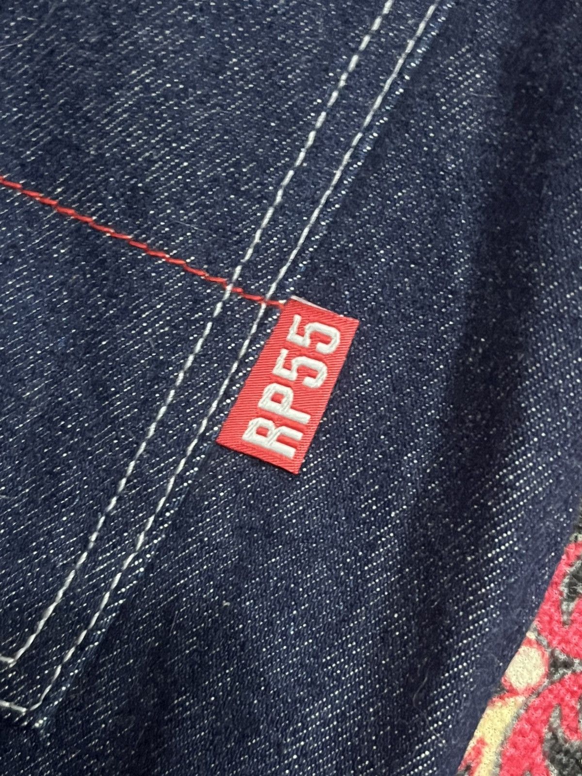 JNCO ⚡️Baggy⚡️Vintage RP55 Indigo Washed Repaired Extra Baggy Jeans Size US 38 / EU 54 - 9 Thumbnail