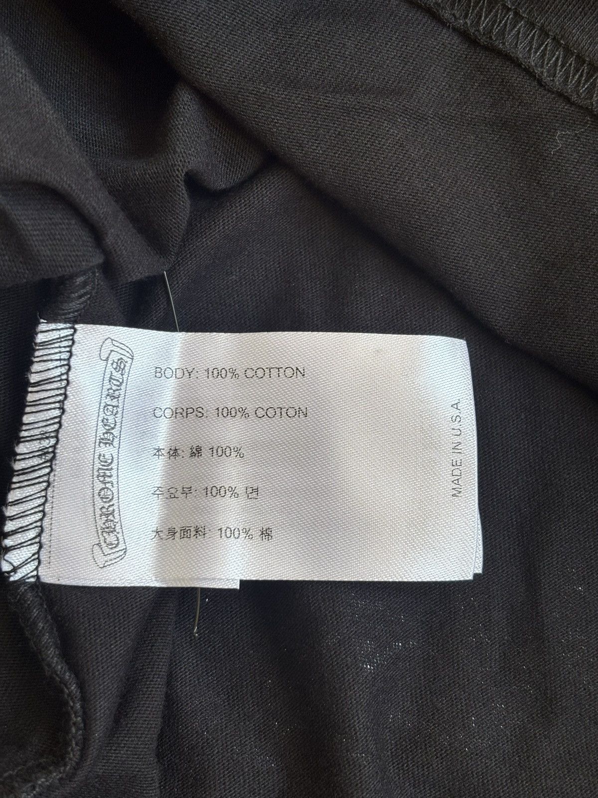 Chrome Hearts Chrome Hearts Black New York Horseshoe Tee Size US S / EU 44-46 / 1 - 9 Thumbnail