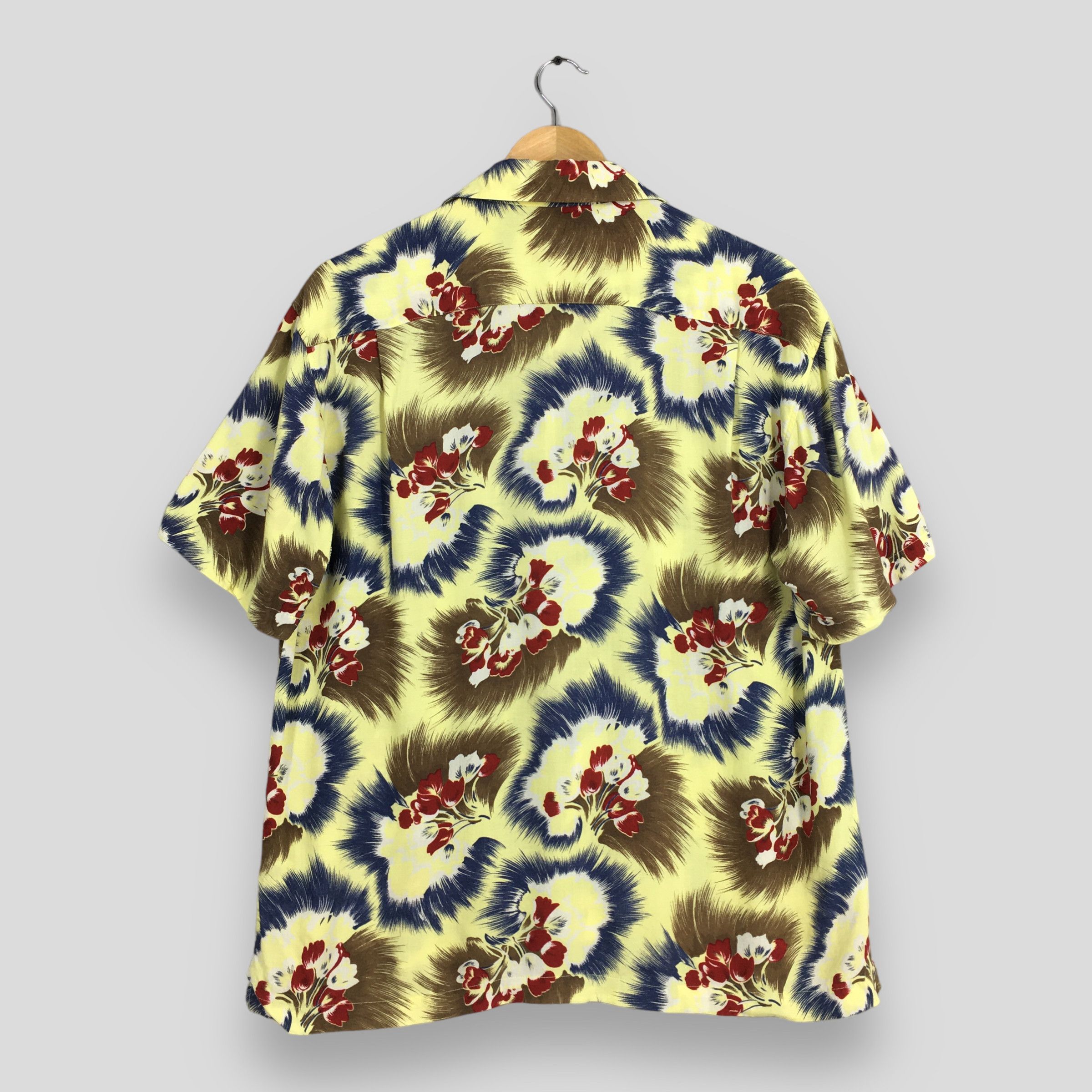 Vintage Vintage Tom Short Hawaiian Flower Rayon Shirt Medium Size US M / EU 48-50 / 2 - 7 Thumbnail