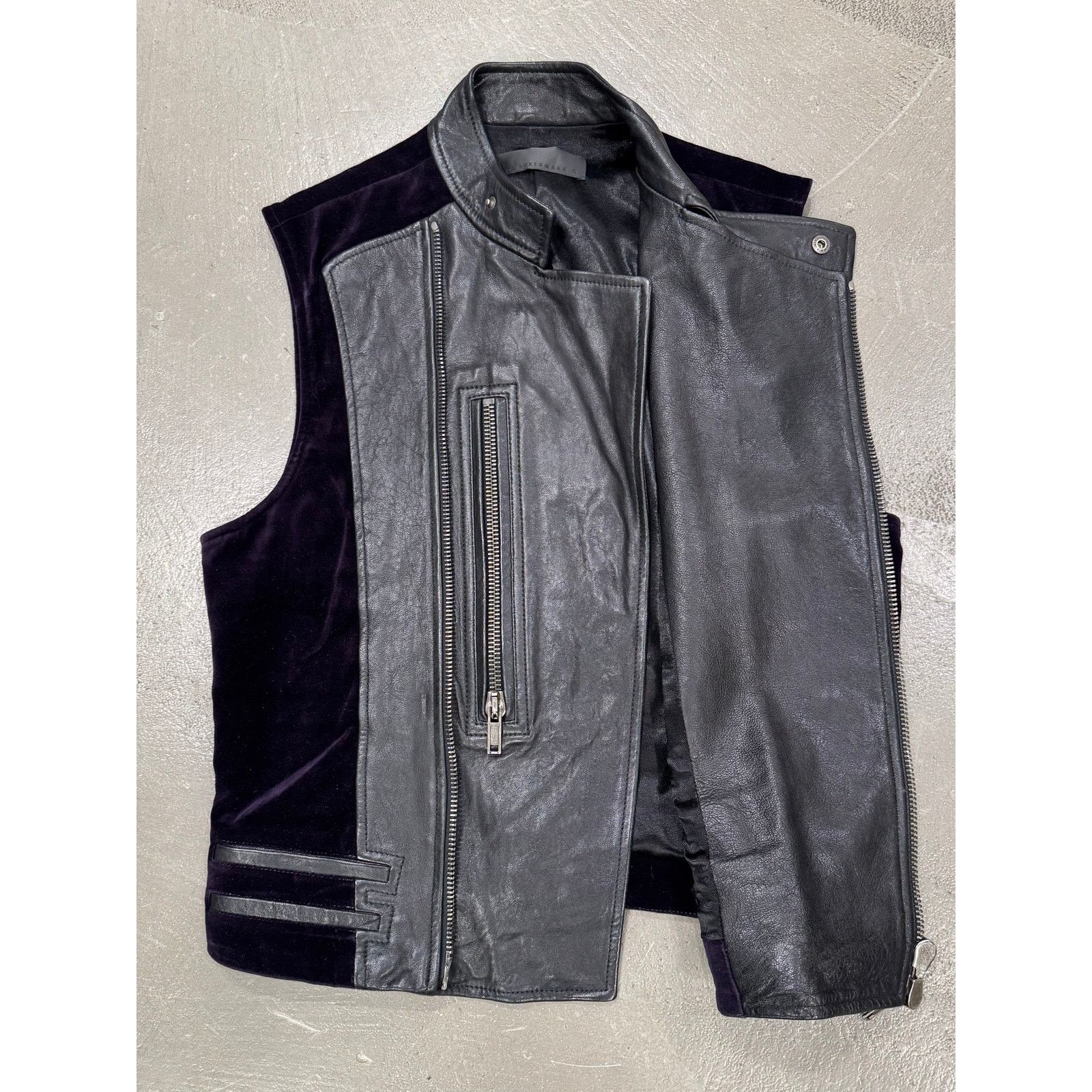 Haider Ackermann A/W2015 Haider Ackermann runway leather and velour vest Size US S / EU 44-46 / 1 - 5 Thumbnail