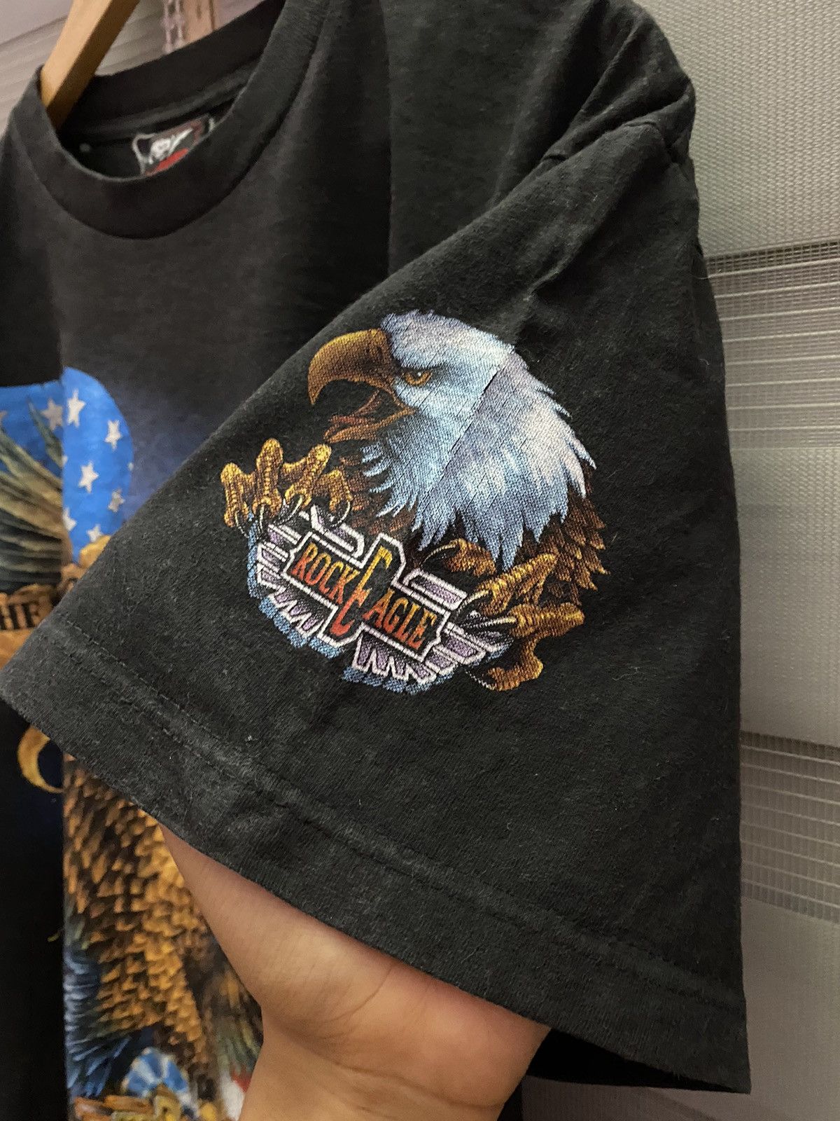 Harley Davidson × Japanese Brand × Vintage Vintage Rock Eagle Harley Davidson Styled Tees Size US L / EU 52-54 / 3 - 3 Thumbnail