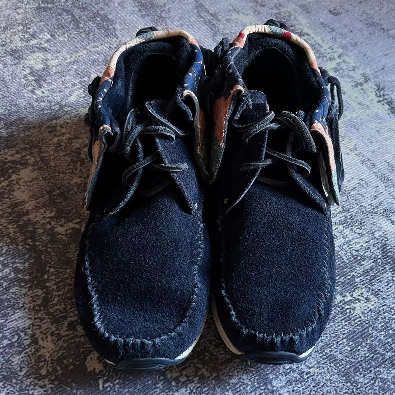Visvim Visvim Virgil Brigadier 7hole Fbt Lhamo Folk Black 15SS exh Size US 9 / EU 42 - 5 Thumbnail