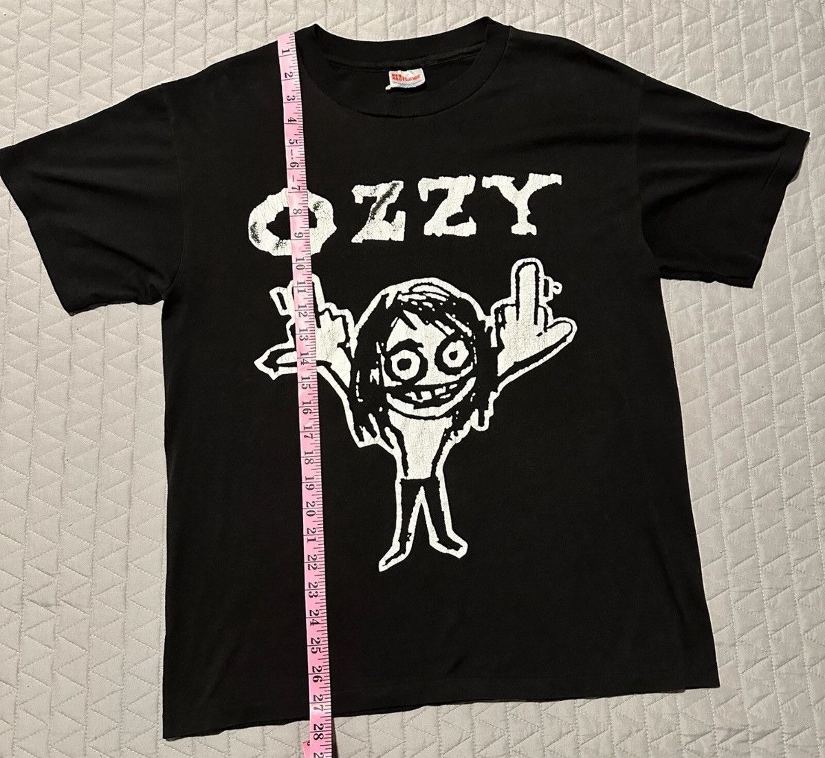 Ozzy Osbourne Ozzy Osbourne 1996 Vinatge Large Tee RARE Gold Script Size US L / EU 52-54 / 3 - 5 Thumbnail
