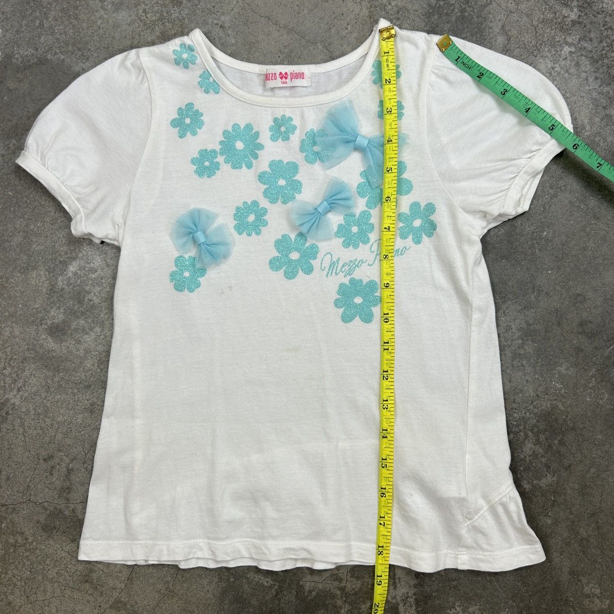 Japanese Brand Mezzo Piano - Baby Tee Size XXS / US 00 / IT 34 - 8 Thumbnail