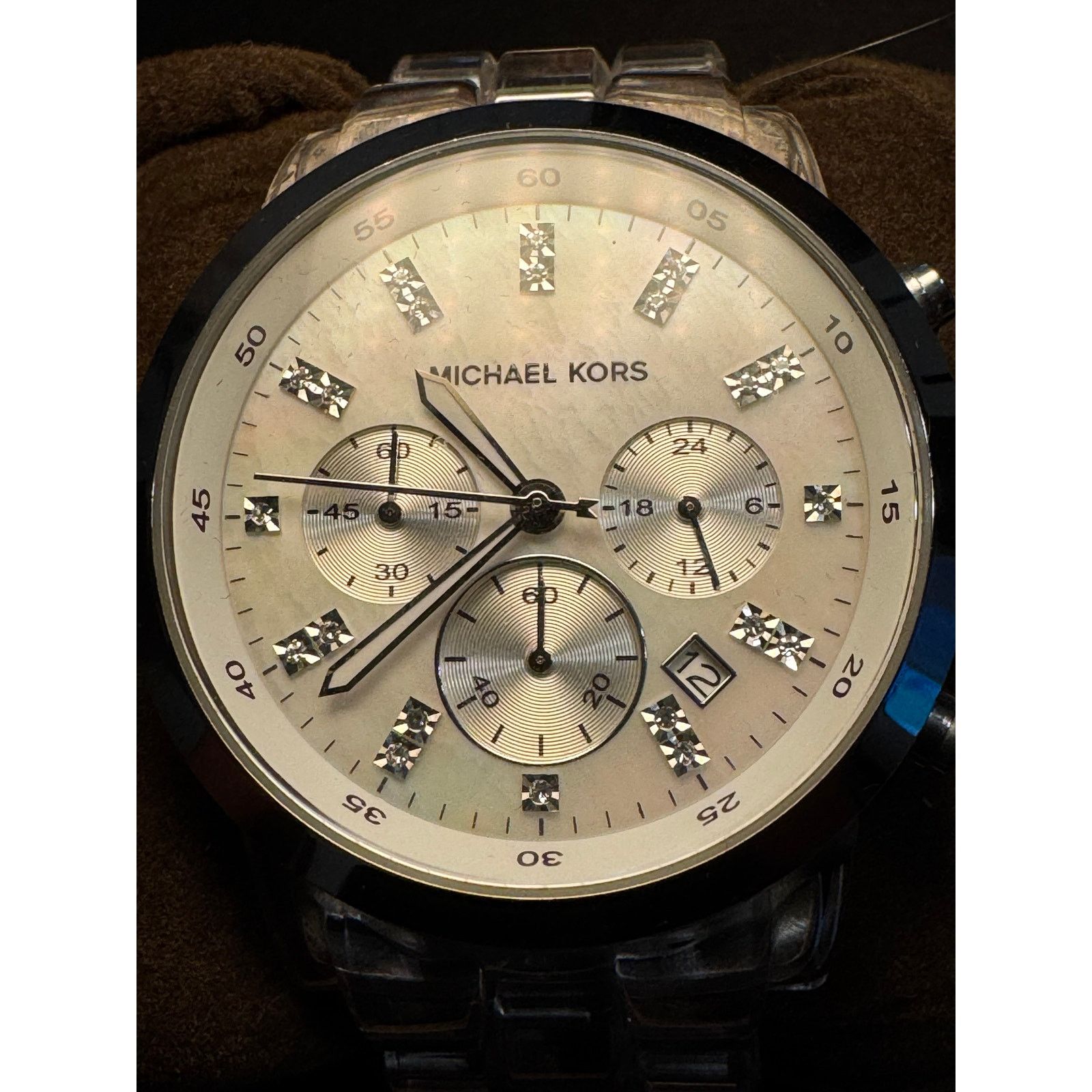 Michael Kors Michael Kors MK-5235 Wristwatch Clear Band 5.5in Size ONE SIZE - 2 Thumbnail