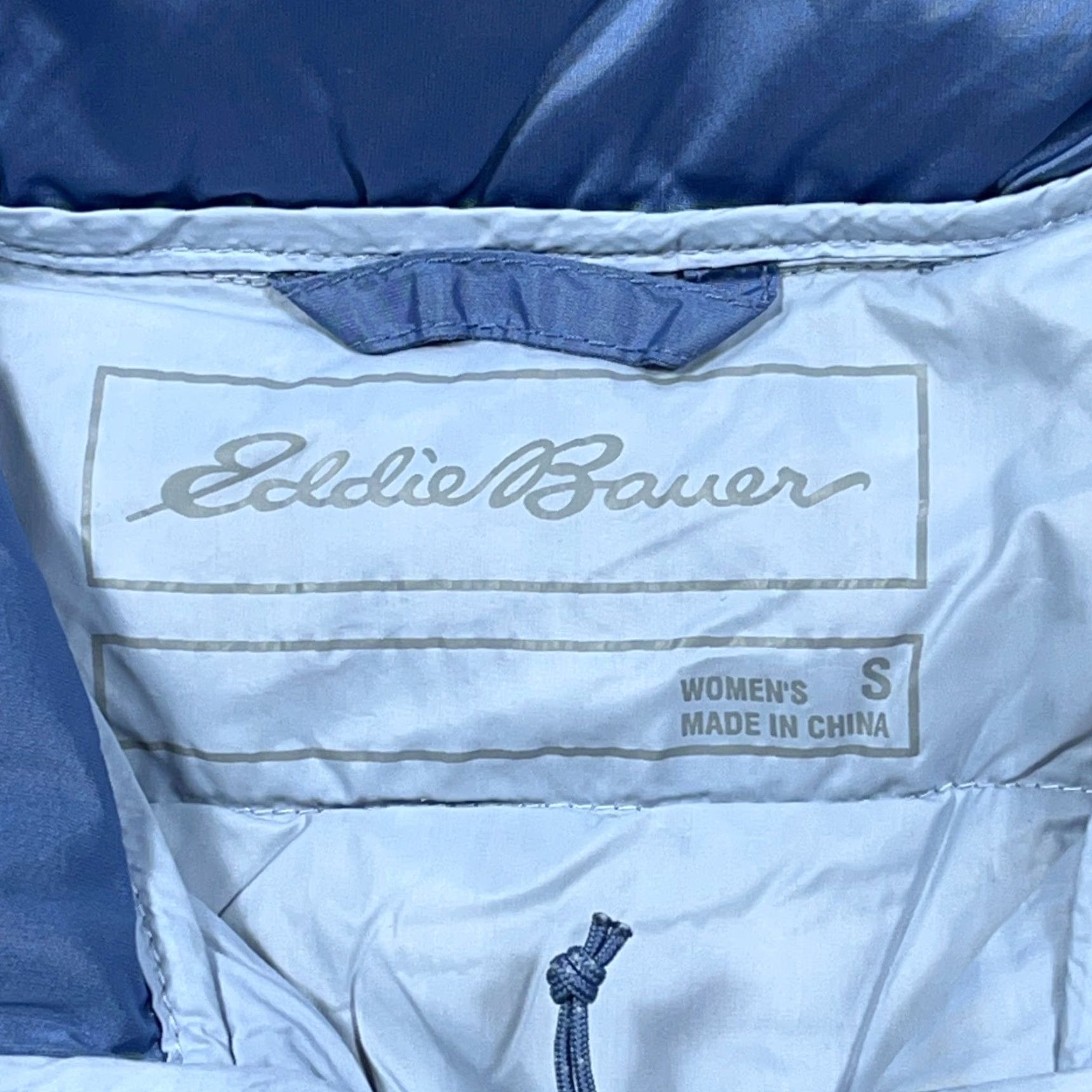 Eddie Bauer VINTAGE Eddie Bauer Puffer Vest Women Small Blue Down Fill EB650 Full Zip Jacket Size S / US 4 / IT 40 - 7 Thumbnail
