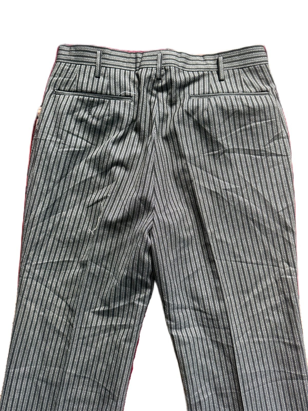 Japanese Brand JAPAN BRAND CASUAL STRIPE PANTS KIND WEAR GREY BLACK STRIPE Size US 30 / EU 46 - 7 Thumbnail
