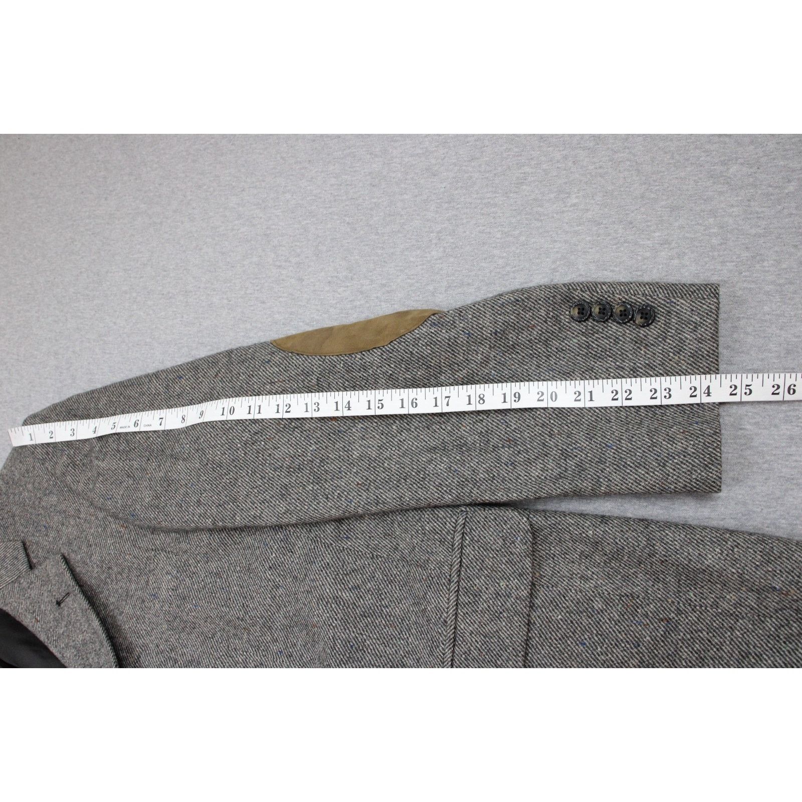 Stafford Stafford Blazer Men's Size 40S Single Breasted Notch Lapel Size 40S - 9 Thumbnail
