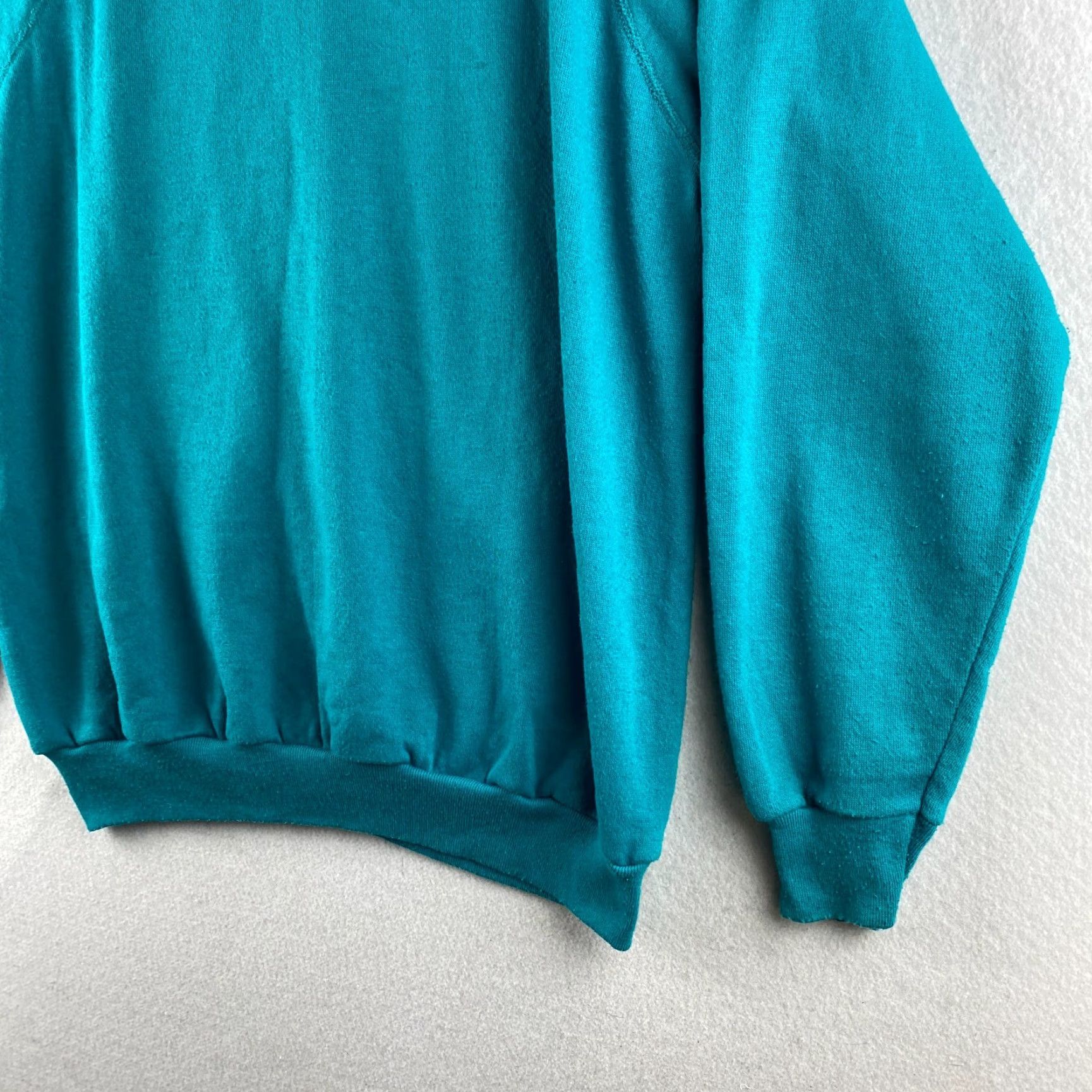 Tultex VINTAGE Tultex Sweatshirt Mens XL Teal USA Made 80s 90s Fleece Pullover Jogger Shirt Men XL Teal USA Made 80s 90s Pullover Sweatshirt Size US XL / EU 56 / 4 - 5 Thumbnail