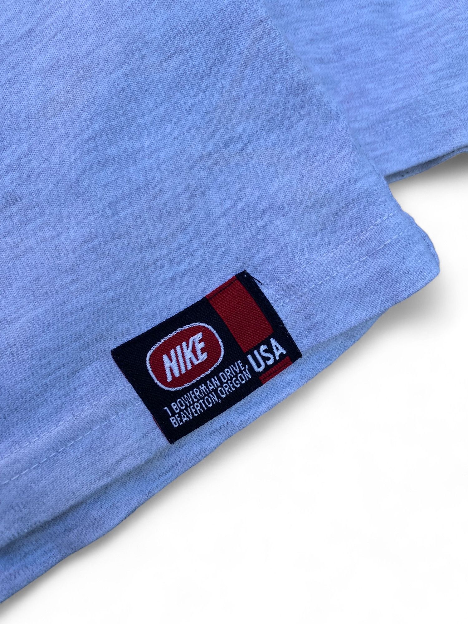 Nike × Vintage Vintage Nike Spellout Box Logo Tee Size US L / EU 52-54 / 3 - 5 Thumbnail