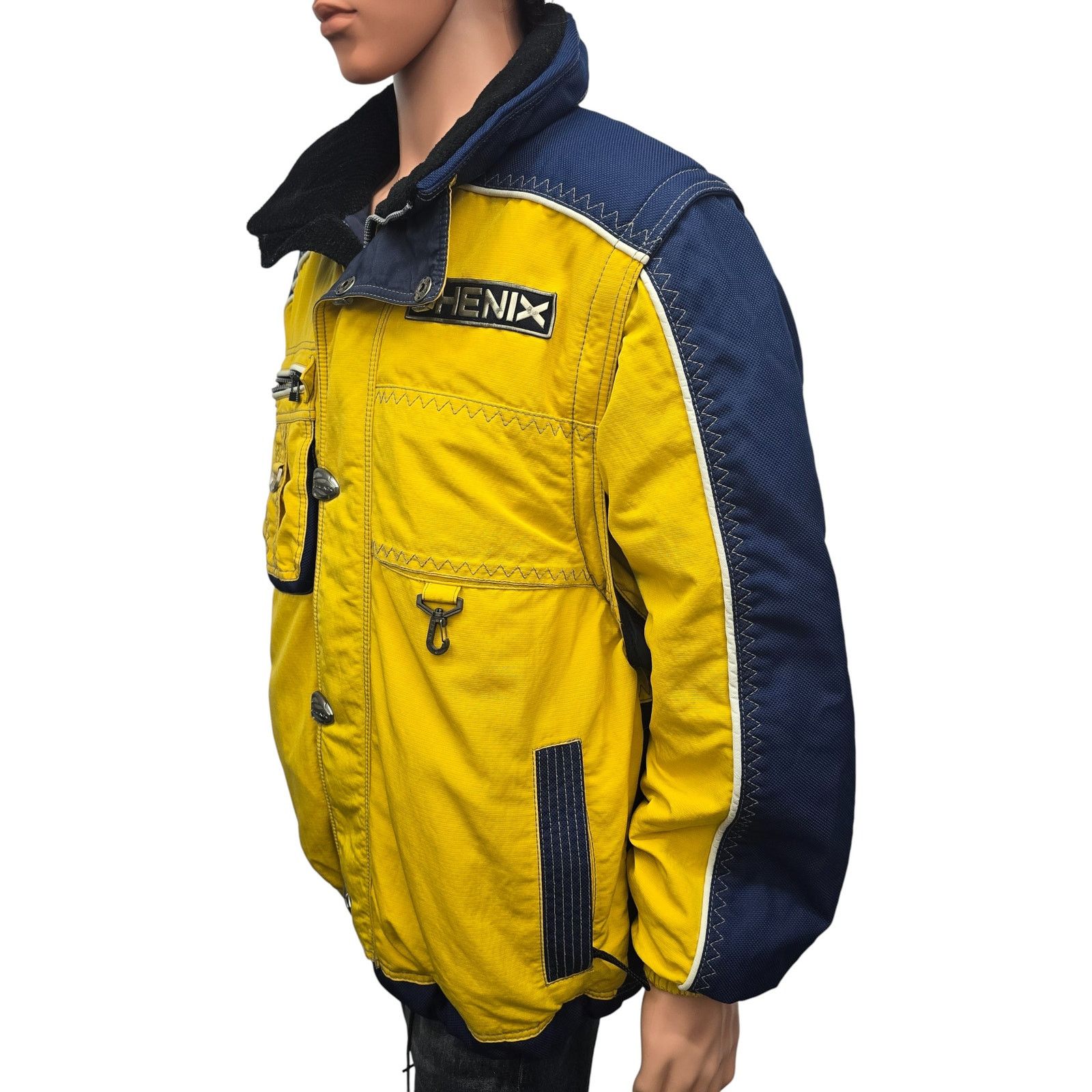Phenix × Vintage PHENIX Ski Jacket 90s Packable hood Detachable sleeve Zip-up Size US XL / EU 56 / 4 - 6 Thumbnail