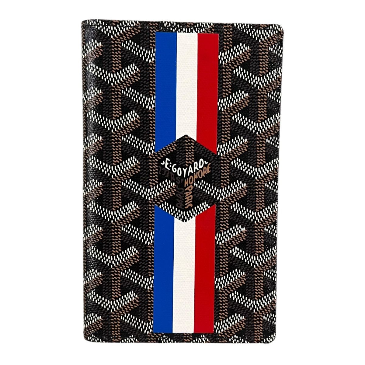 image of Goyard Cambon Passport Holder in Black, Men's