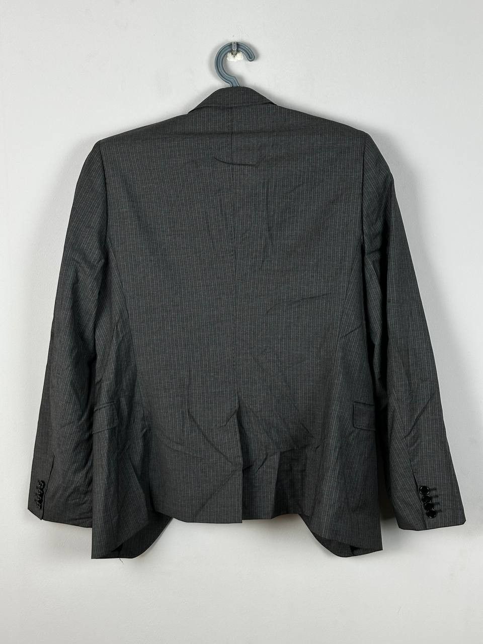 Dolce & Gabbana Dolce & Gabbana Men's Grey Wool Blazer Size 50 Size 50S - 9 Thumbnail