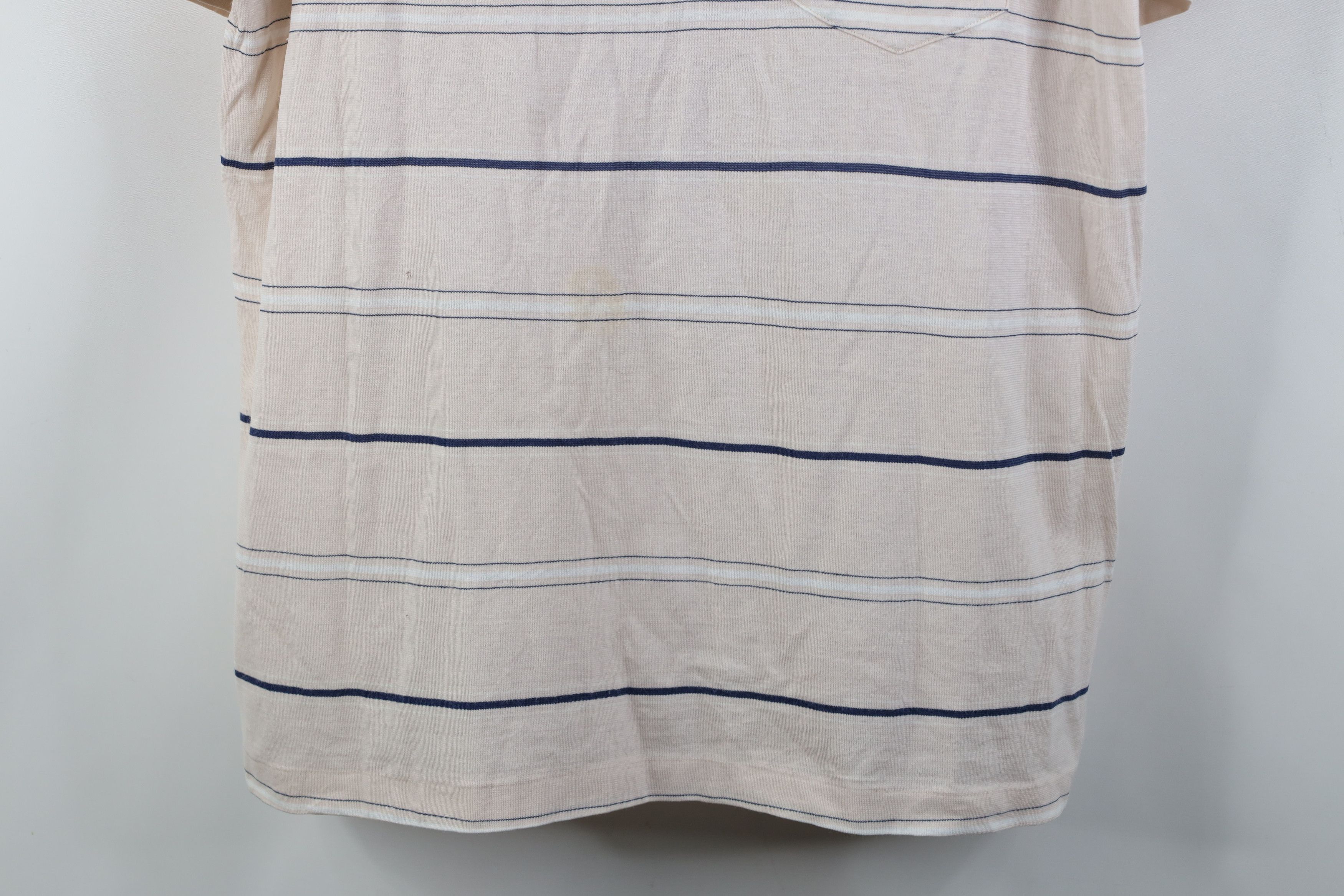 Vintage Vintage 70s Streetwear Striped Knit Collared Golf Polo Shirt Size US L / EU 52-54 / 3 - 3 Thumbnail