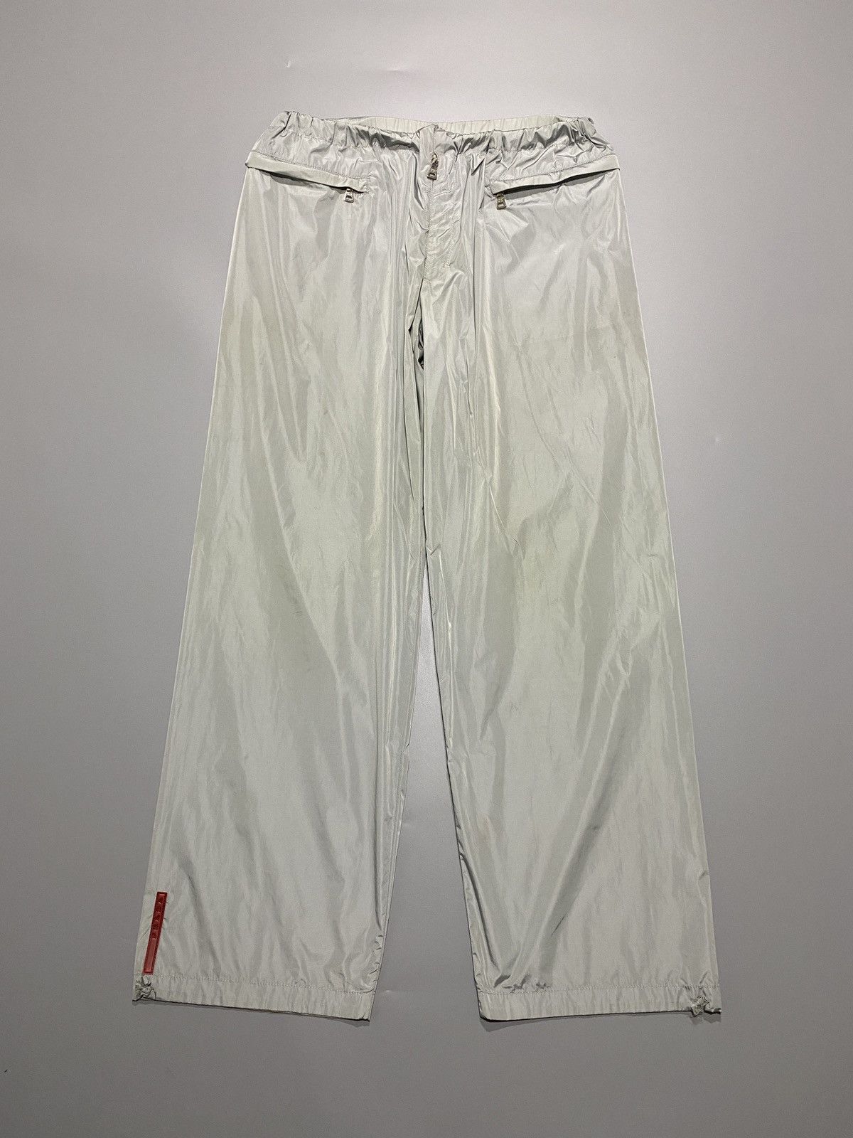 Prada 90s Prada Redtab Nylon Pants Size US 30 / EU 46 - 1 Thumbnail