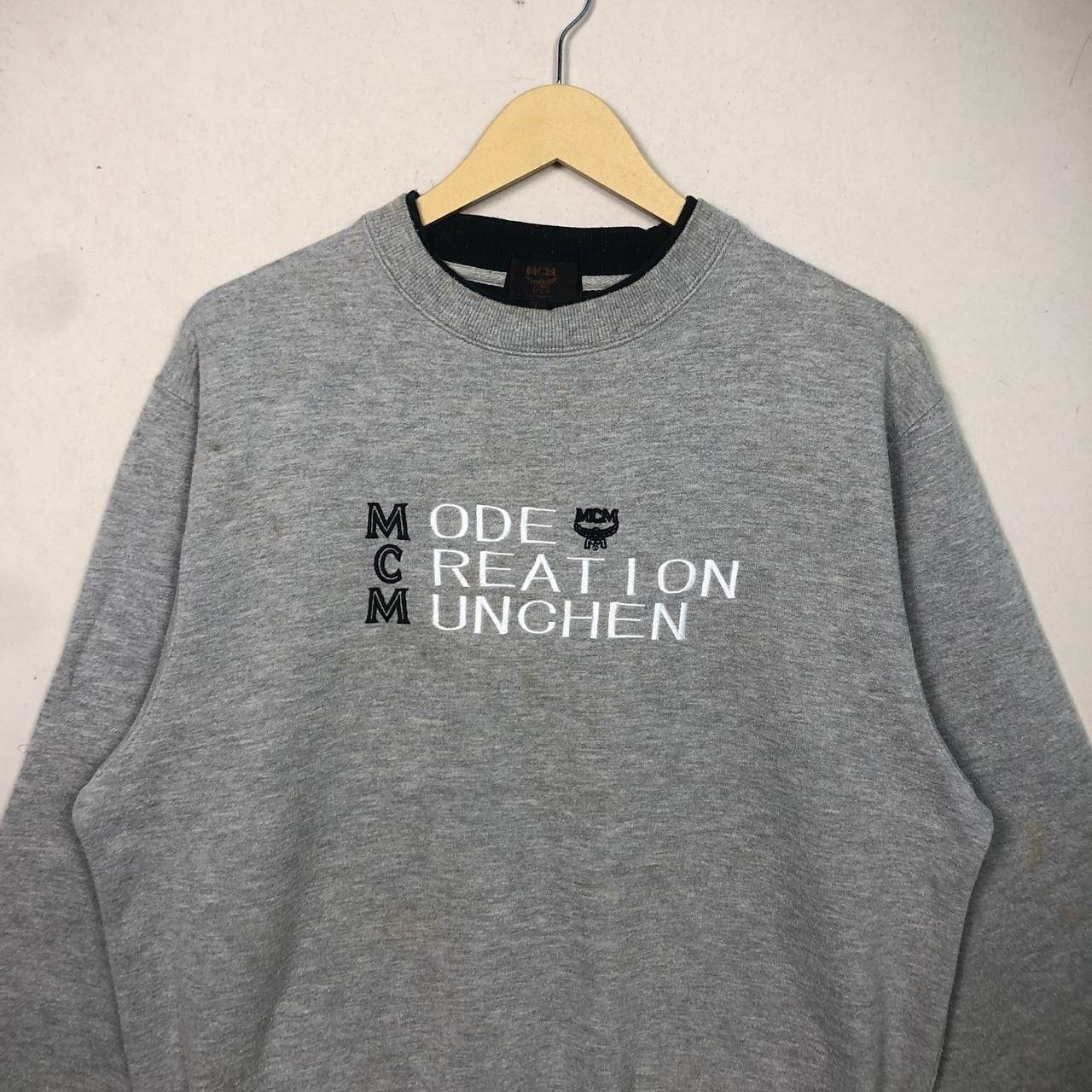 MCM Authentic MCM Embroidery Big Logo Sweatshirt Jumper Size US L / EU 52-54 / 3 - 3 Thumbnail