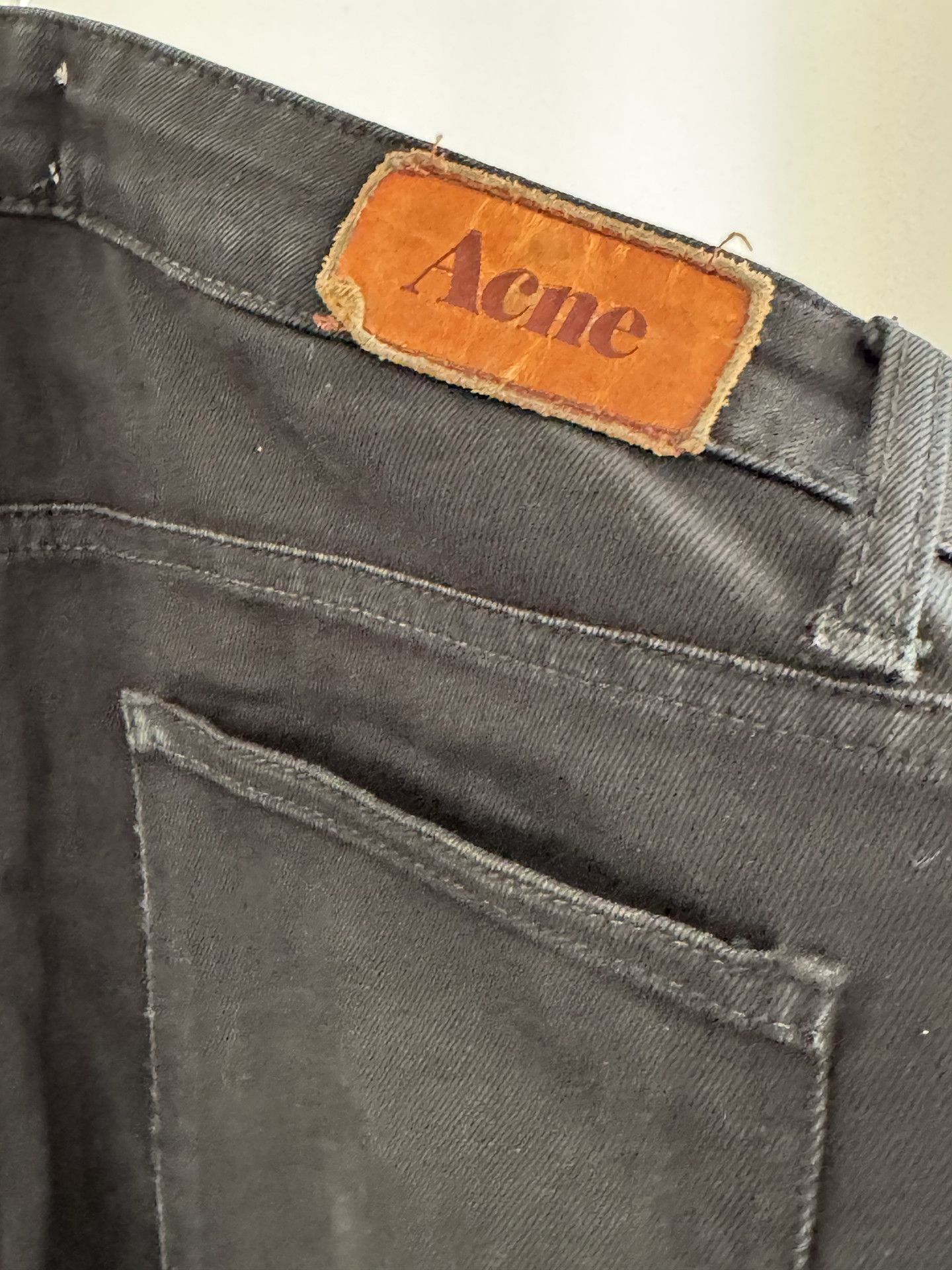 Acne Studios Acne - Flex Wet Black Denim Size US 33 - 3 Thumbnail