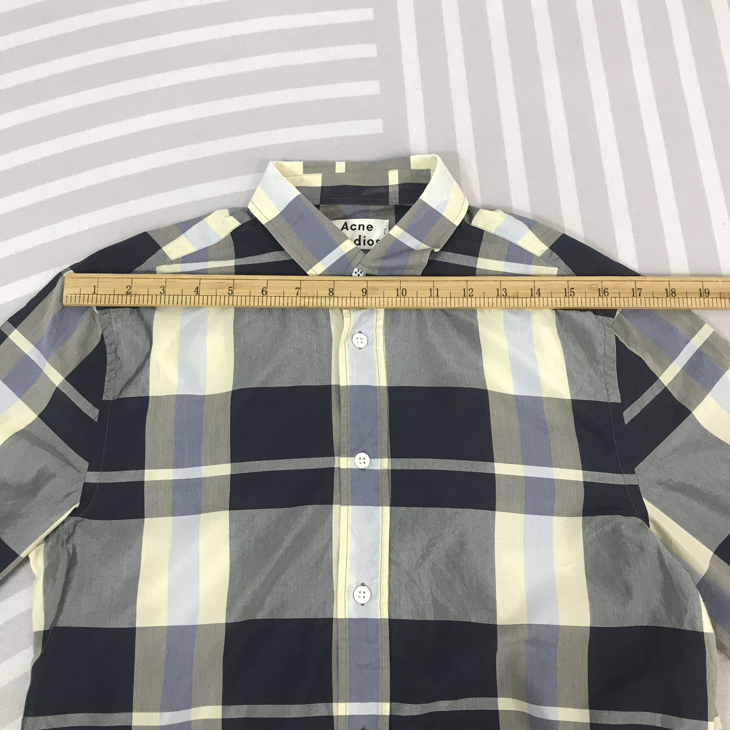 Acne Studios Vintage Acne Studios tartan design T-Shirt K44B59 Size US M / EU 48-50 / 2 - 5 Thumbnail
