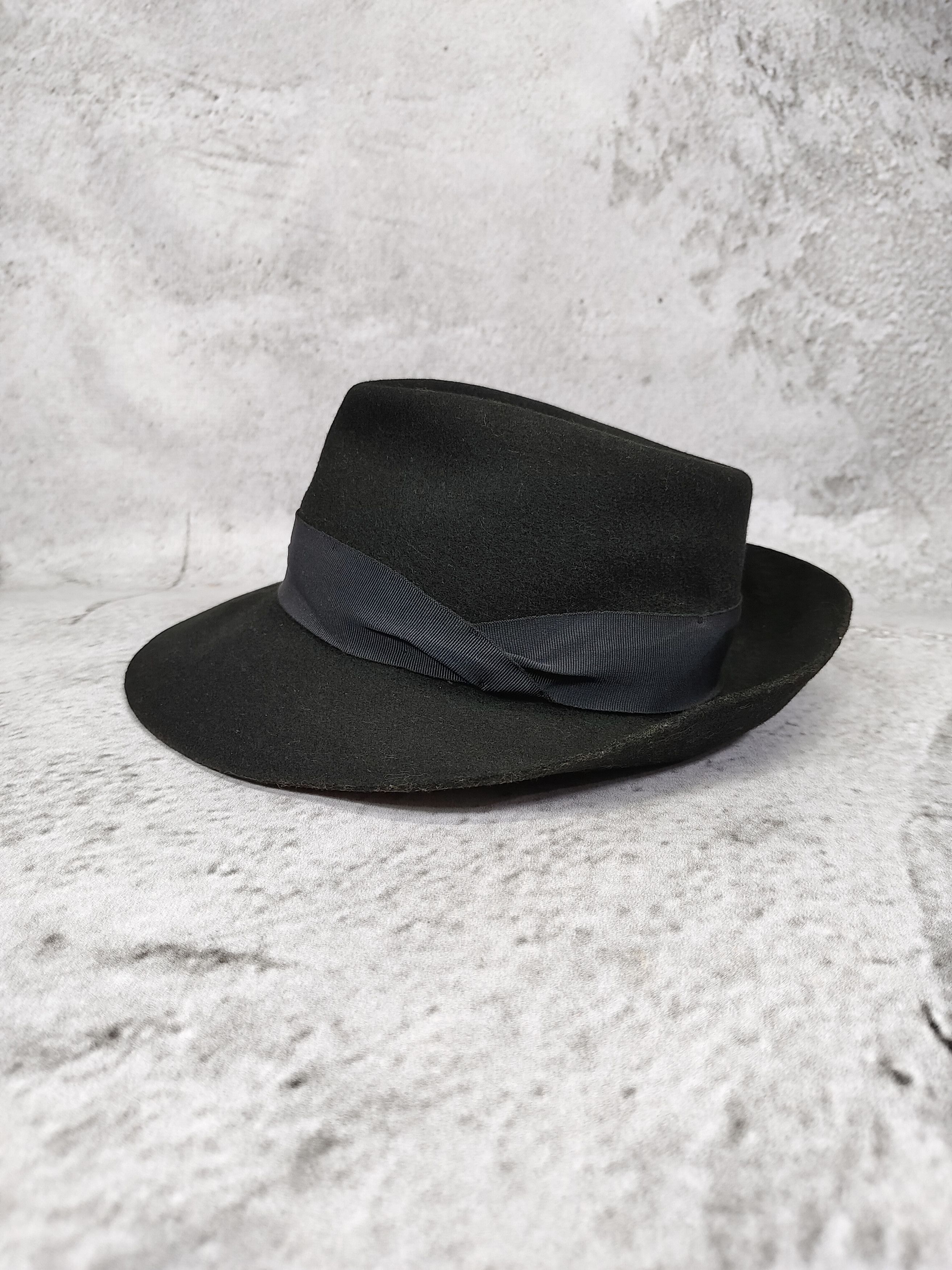 agnes b. 90s Agnes B 🇫🇷 Wool Felt Wide Brim Classic Fedora Hat Size ONE SIZE - 6 Thumbnail