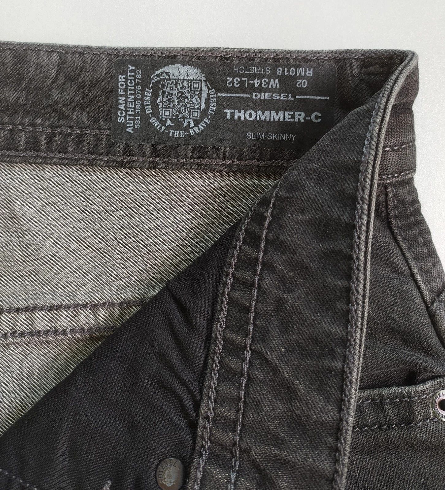 Diesel Diesel THOMMER-C L.32 MENS JEANS T/9797 Size US 34 / EU 50 - 7 Thumbnail
