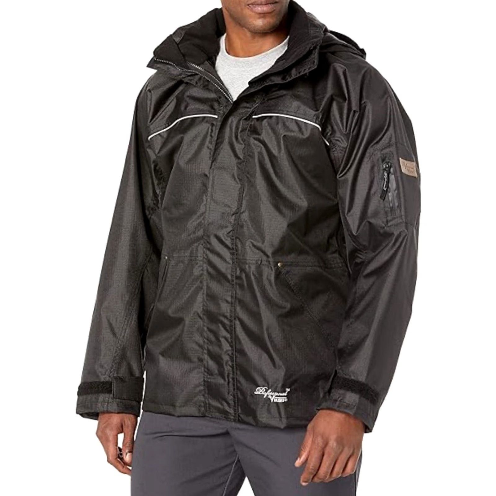 Vintage VINTAGE? (No) Professional Viking Thor 300D Waterproof Breathable Reflective Denier Jacket 3XL Men Black Polyester Waterproof Jacket Size US XXL / EU 58 / 5 - 2 Thumbnail