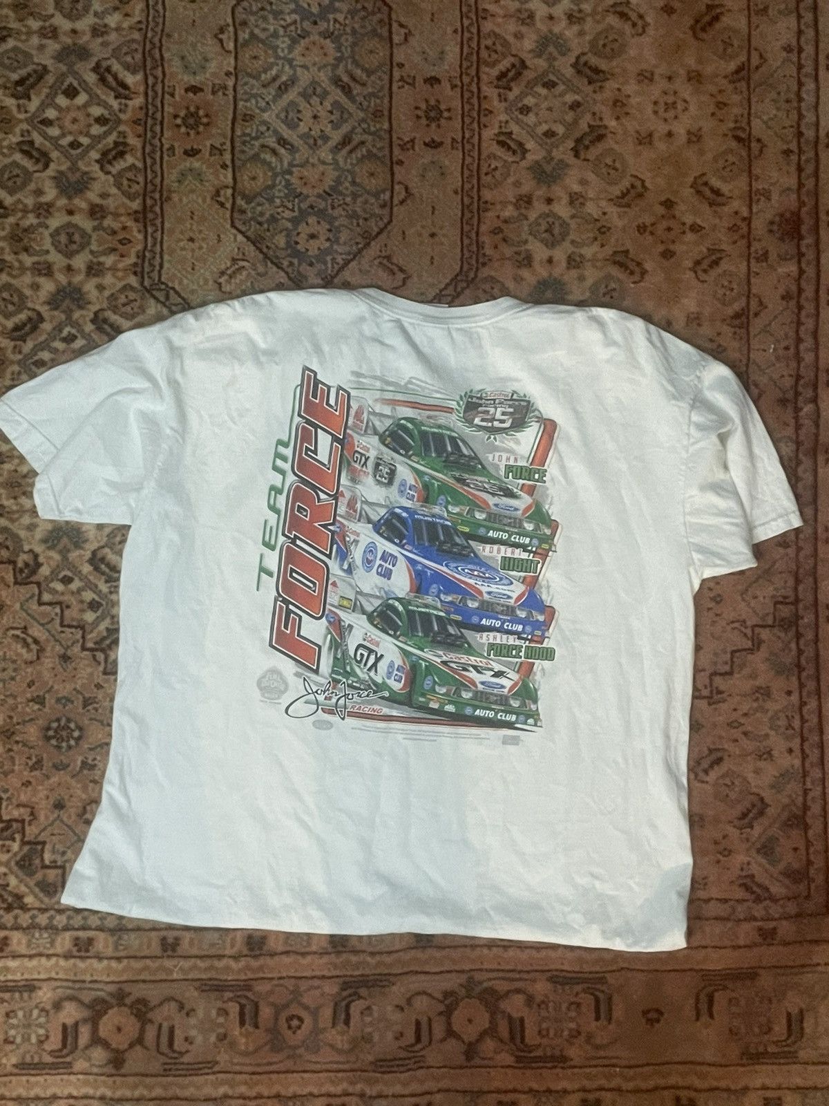 Anvil John Force 25th Anniversary Drag Shirt Size US XXL / EU 58 / 5 - 3 Thumbnail