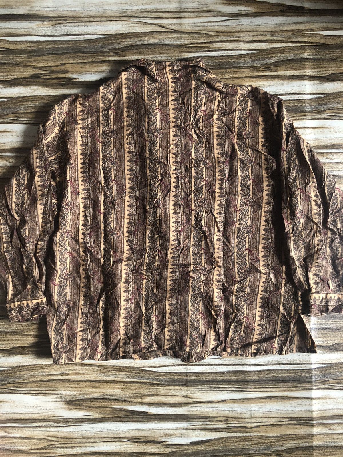 Art Comes First × Burberry Vintage burberrys striped baroque multicolour B/D shirt Size US M / EU 48-50 / 2 - 4 Thumbnail