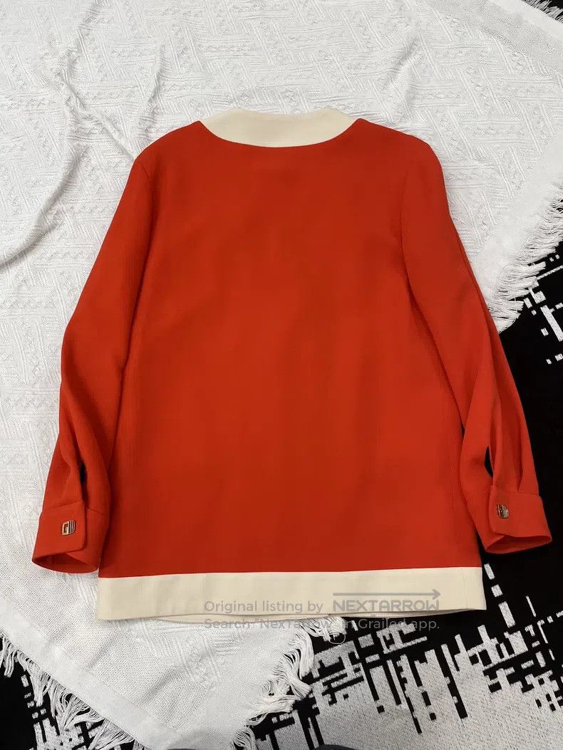 Gucci Gucci Red cardigan coat Size XS / US 0-2 / IT 36-38 - 3 Thumbnail