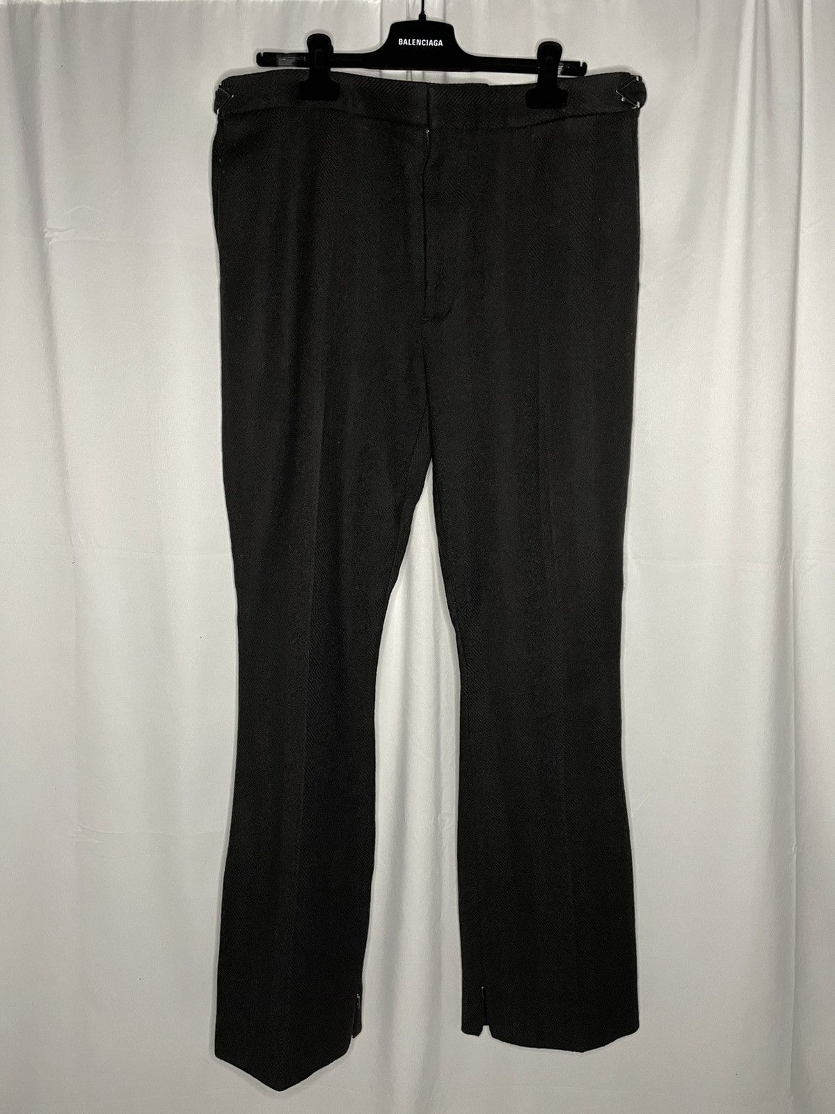 image of Bottega Veneta Salon 02 Runway Wool Pants in Black, Men's (Size 38)