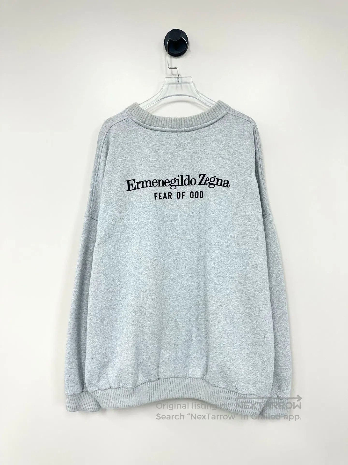 Fear of God Fear Of God Grey Fleece Lettering Sweatshirt| Size US M / EU 48-50 / 2 - 2 Thumbnail