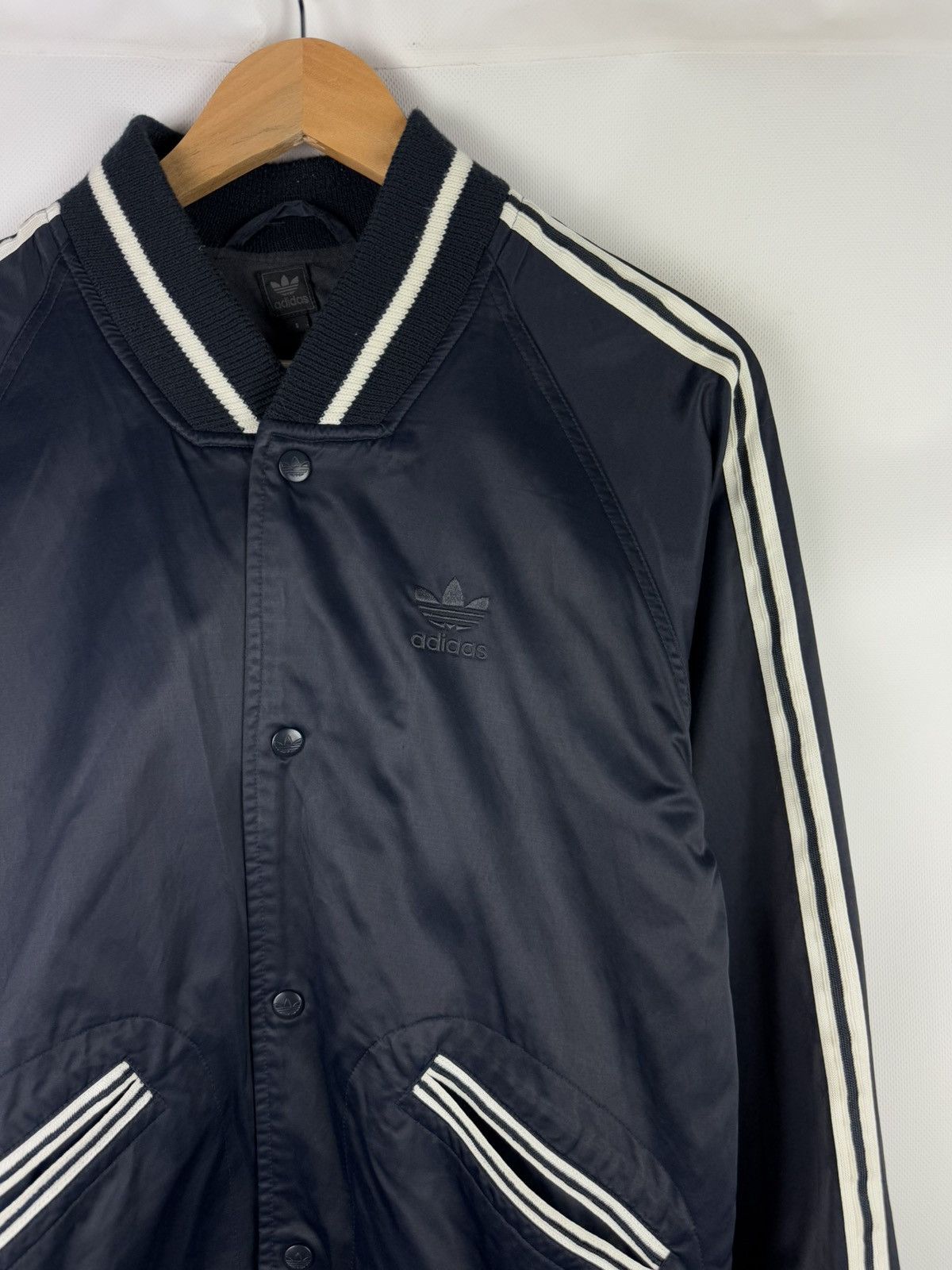 Adidas Adidas Originals Vintage Men’s Cotton / Nylon Bomber Jacket Size US S / EU 44-46 / 1 - 5 Thumbnail