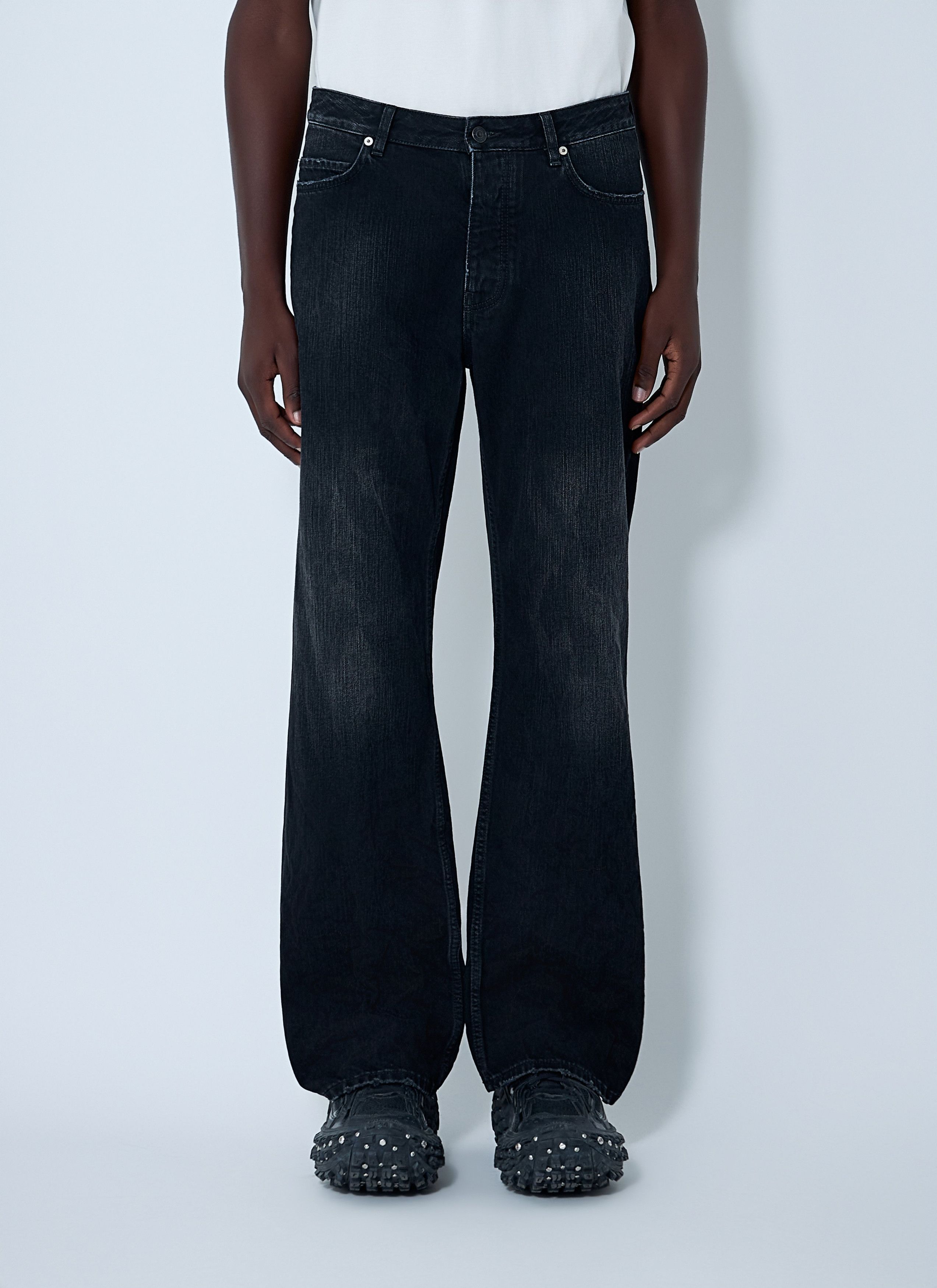 Balenciaga Distressed Denim Jeans Size US 32 / EU 48 - 1 Thumbnail