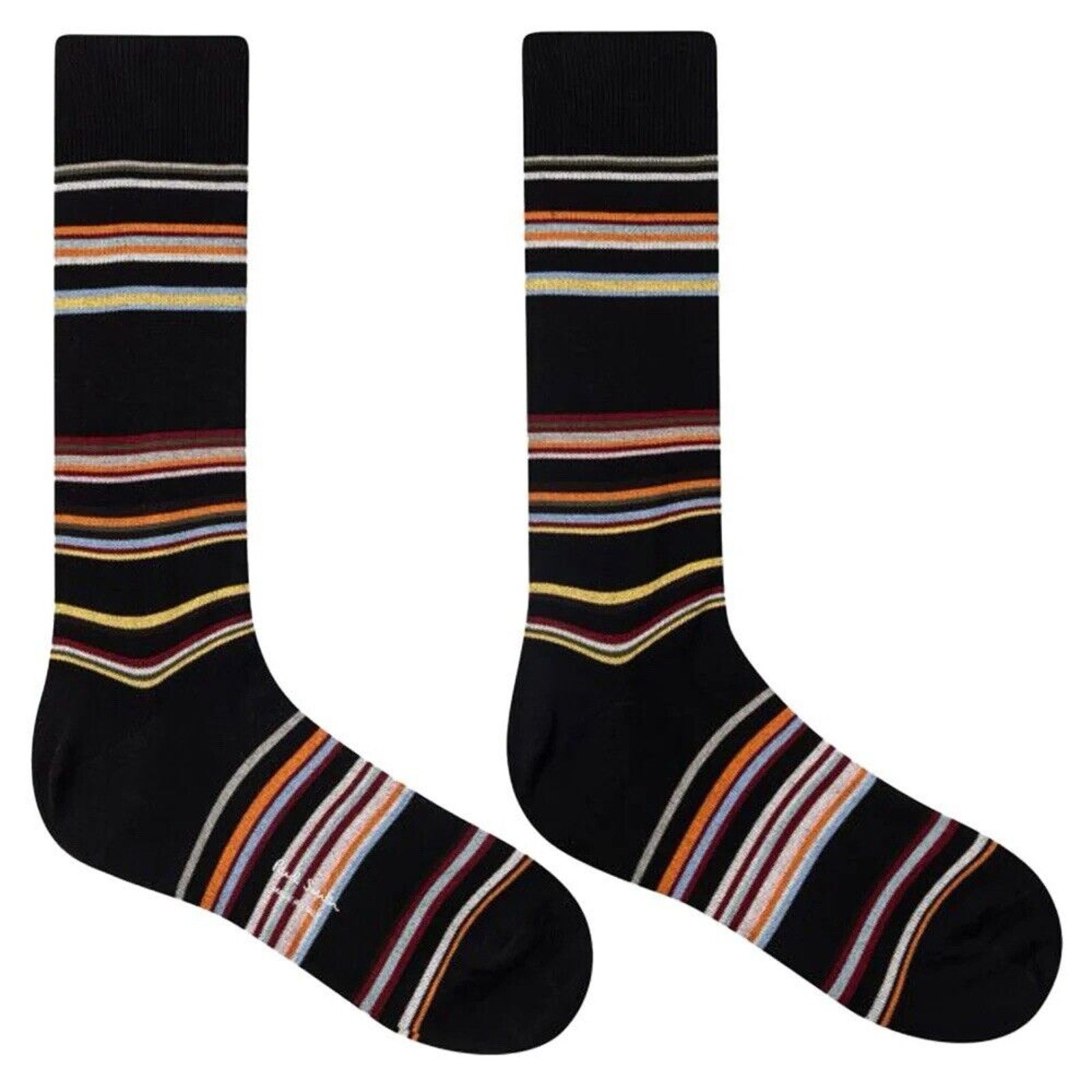 Paul Smith Last Pair! NWT $30-35 Paul Smith Men's “Flavio” Stripe Socks Size ONE SIZE - 1 Thumbnail