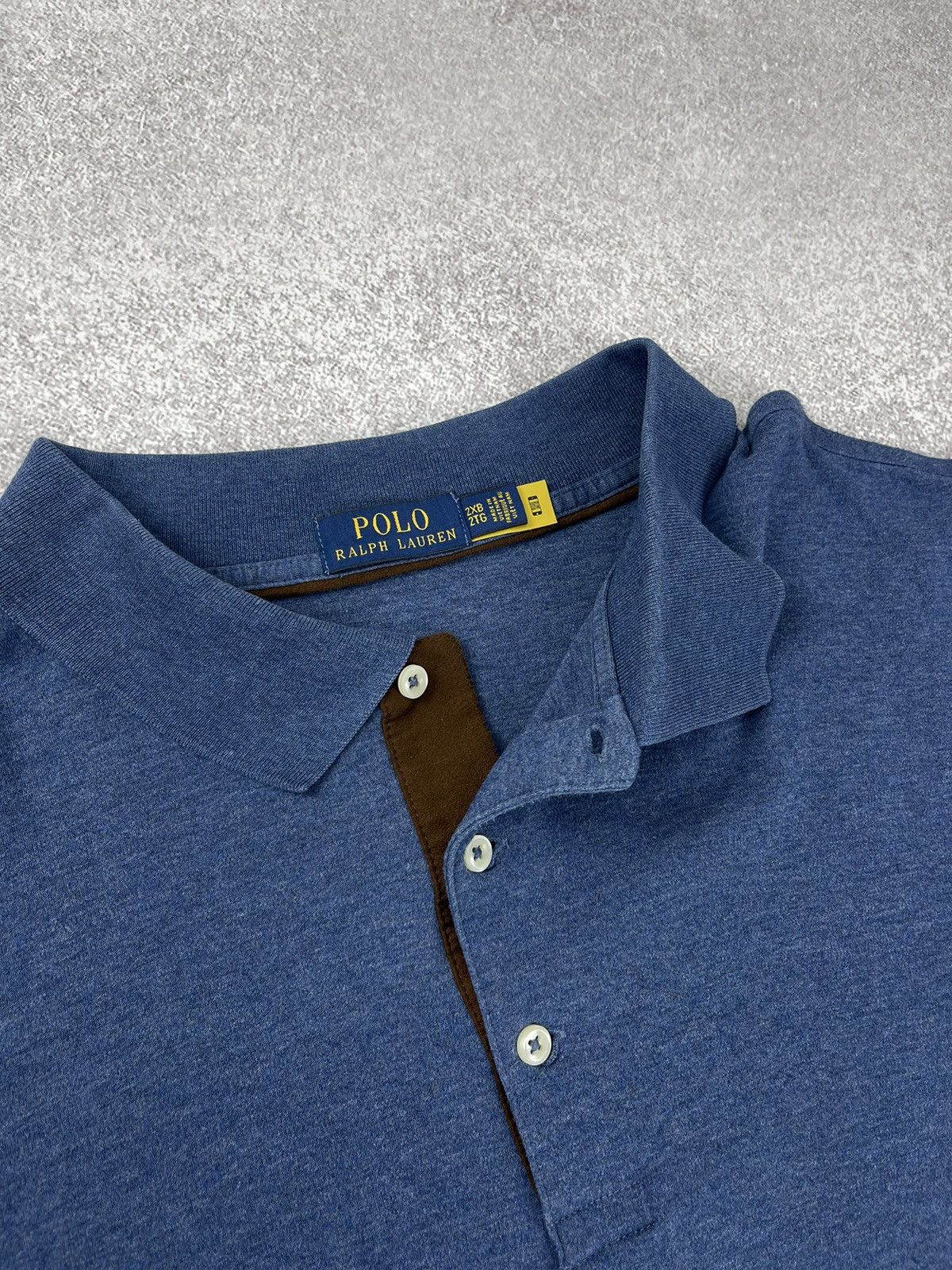 Polo Ralph Lauren Long Sleeve Rugby Blue Size Xxl