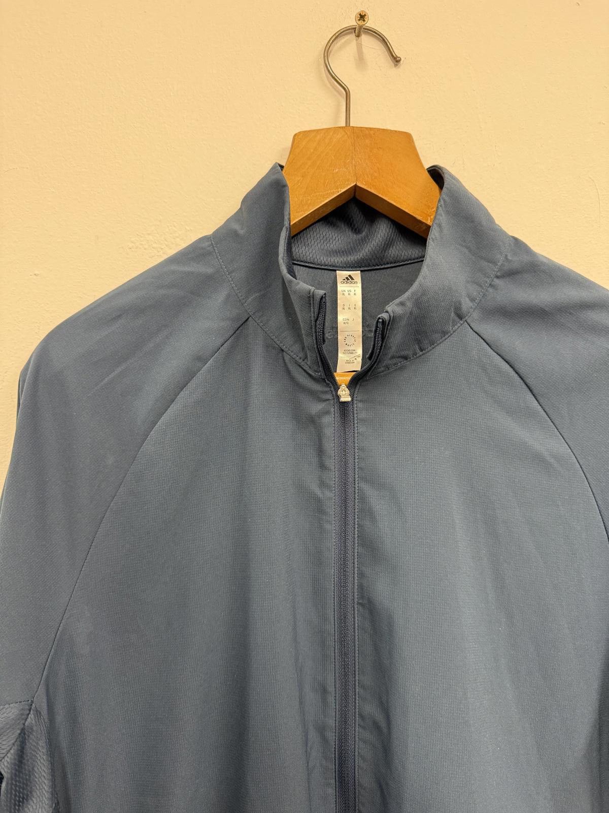 Adidas Adidas Men's Blue Windbreaker Jacket Size US XL / EU 56 / 4 - 3 Thumbnail