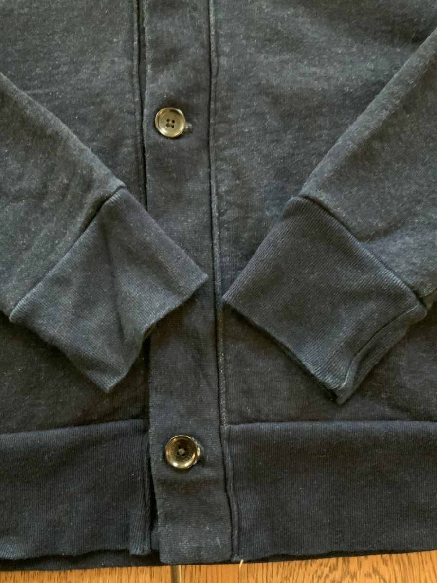 Gustin Gustin shawl collar cotton button cardigan indigo blue Size US S / EU 44-46 / 1 - 4 Thumbnail