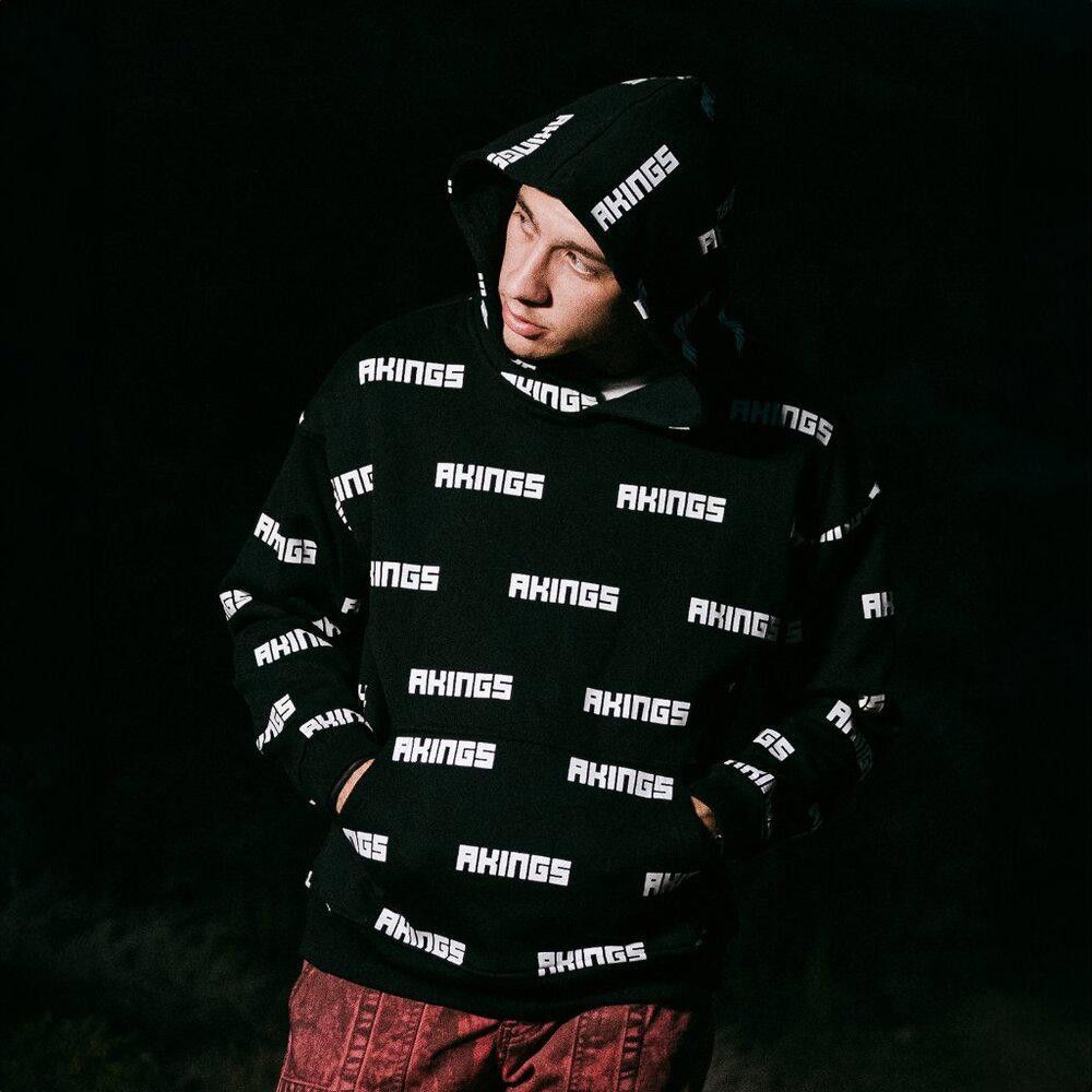 Designer AKINGS 1984 Multi Logo Hoodie (Size S) Size US S / EU 44-46 / 1 - 3 Thumbnail