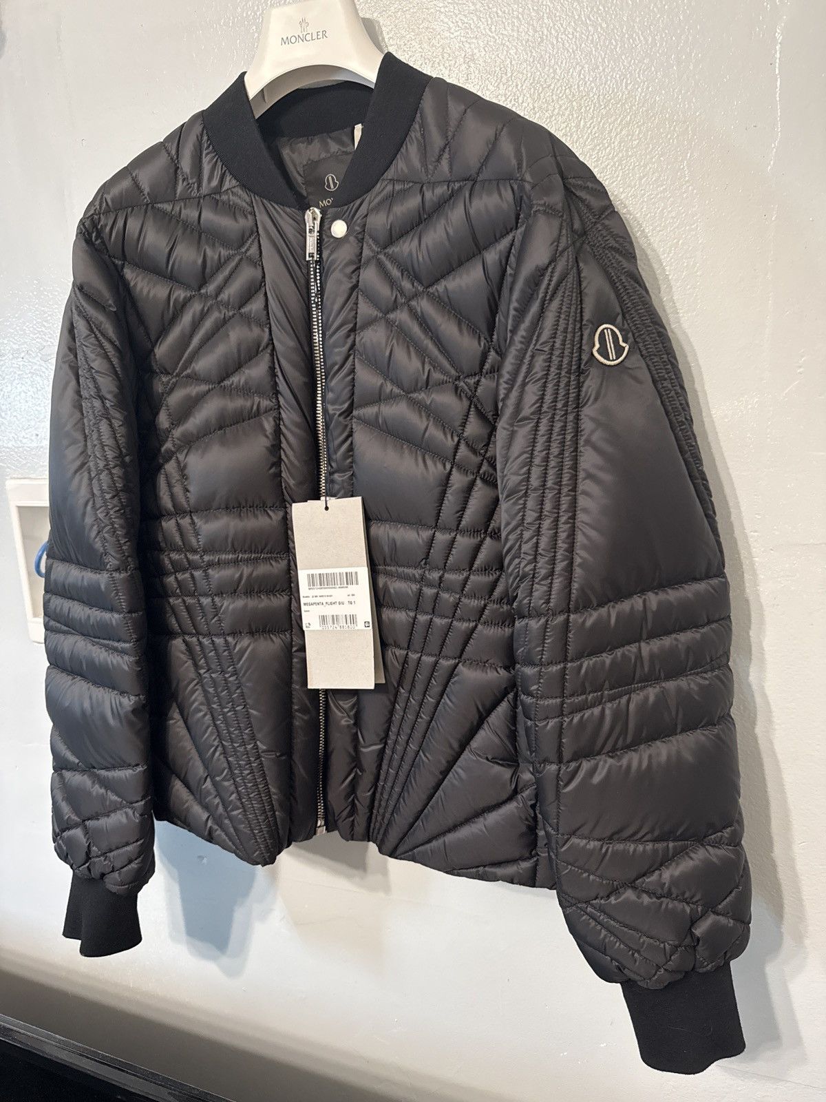 Moncler × Rick Owens Rick Owens x Moncler Megapenta flight jacket Size US S / EU 44-46 / 1 - 2 Thumbnail