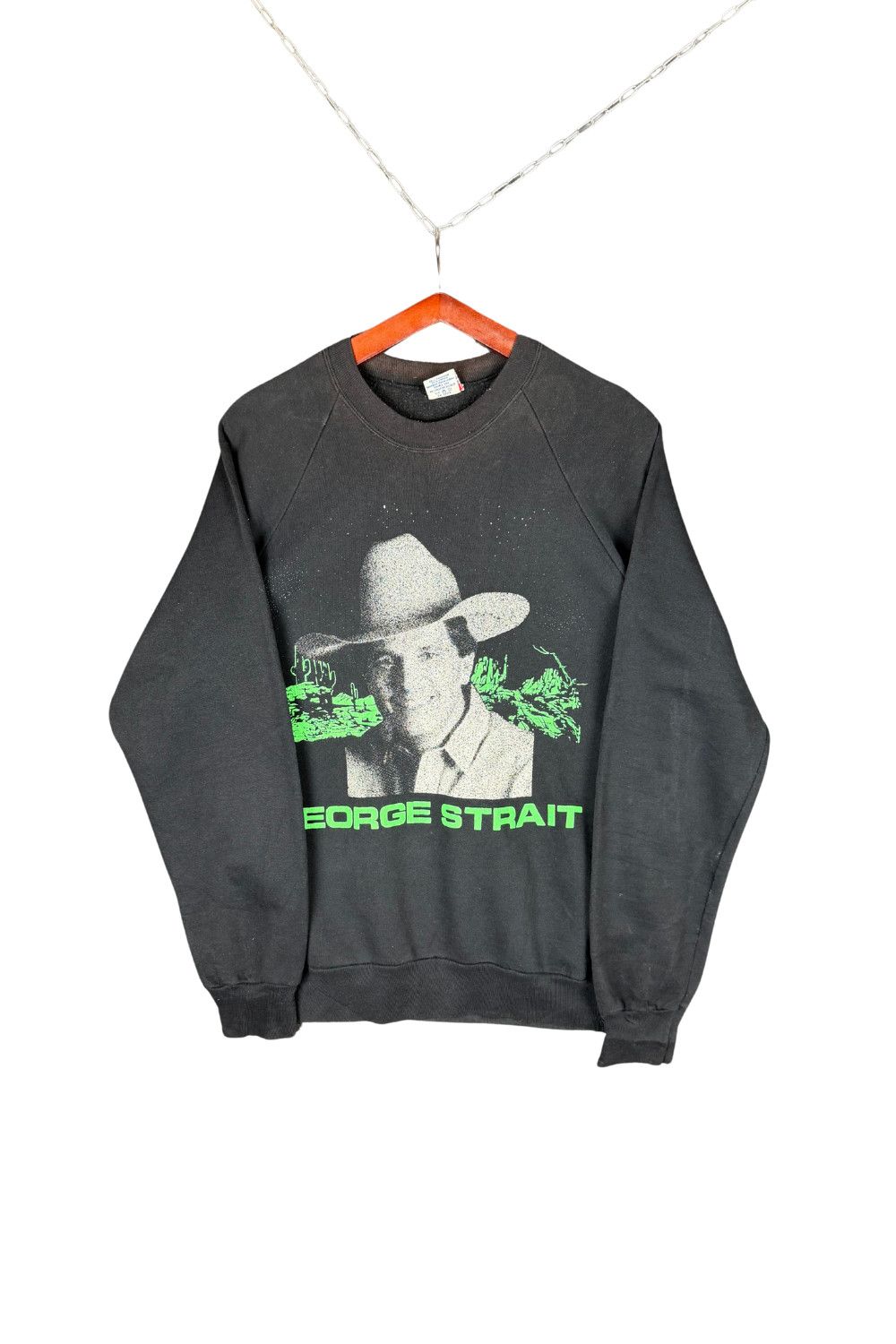 Anvil 80s George Strait “Entertainer Of The Year” Tour Crewneck Size US XL / EU 56 / 4 - 13 Thumbnail