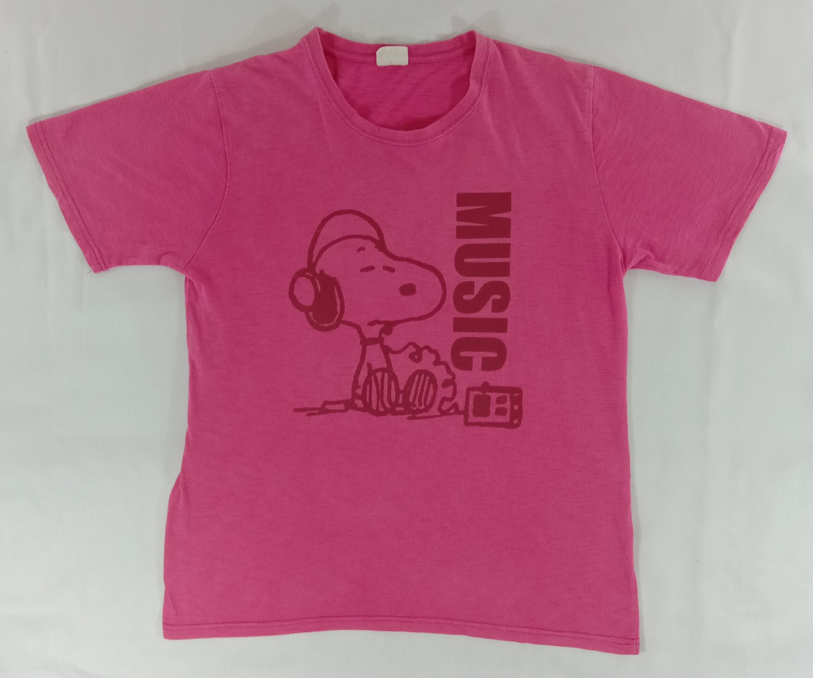 Peanuts Vintage Peanuts "All I Care About My Music" T Shirt Size L / US 10 / IT 46 - 1 Thumbnail