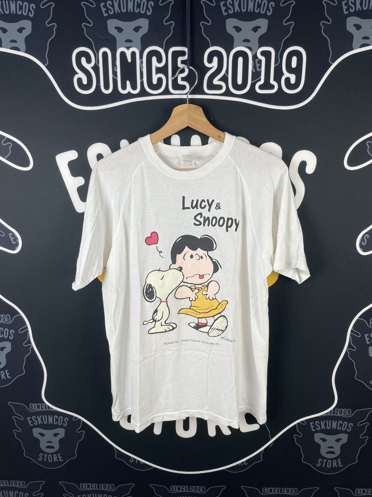 Cartoon Network × Vintage Vintage Lucy & Snoopy Tshirt Size US M / EU 48-50 / 2 - 1 Thumbnail