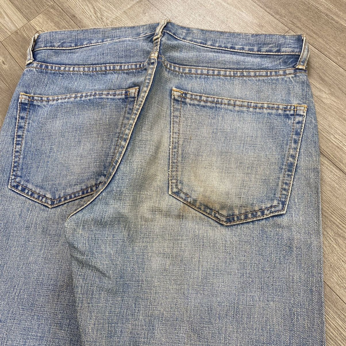 Junya Watanabe 🇯🇵Vintage Junya Watanabe Comme Des Garcons Selvedge Jeans CDG Size US 34 / EU 50 - 20 Thumbnail
