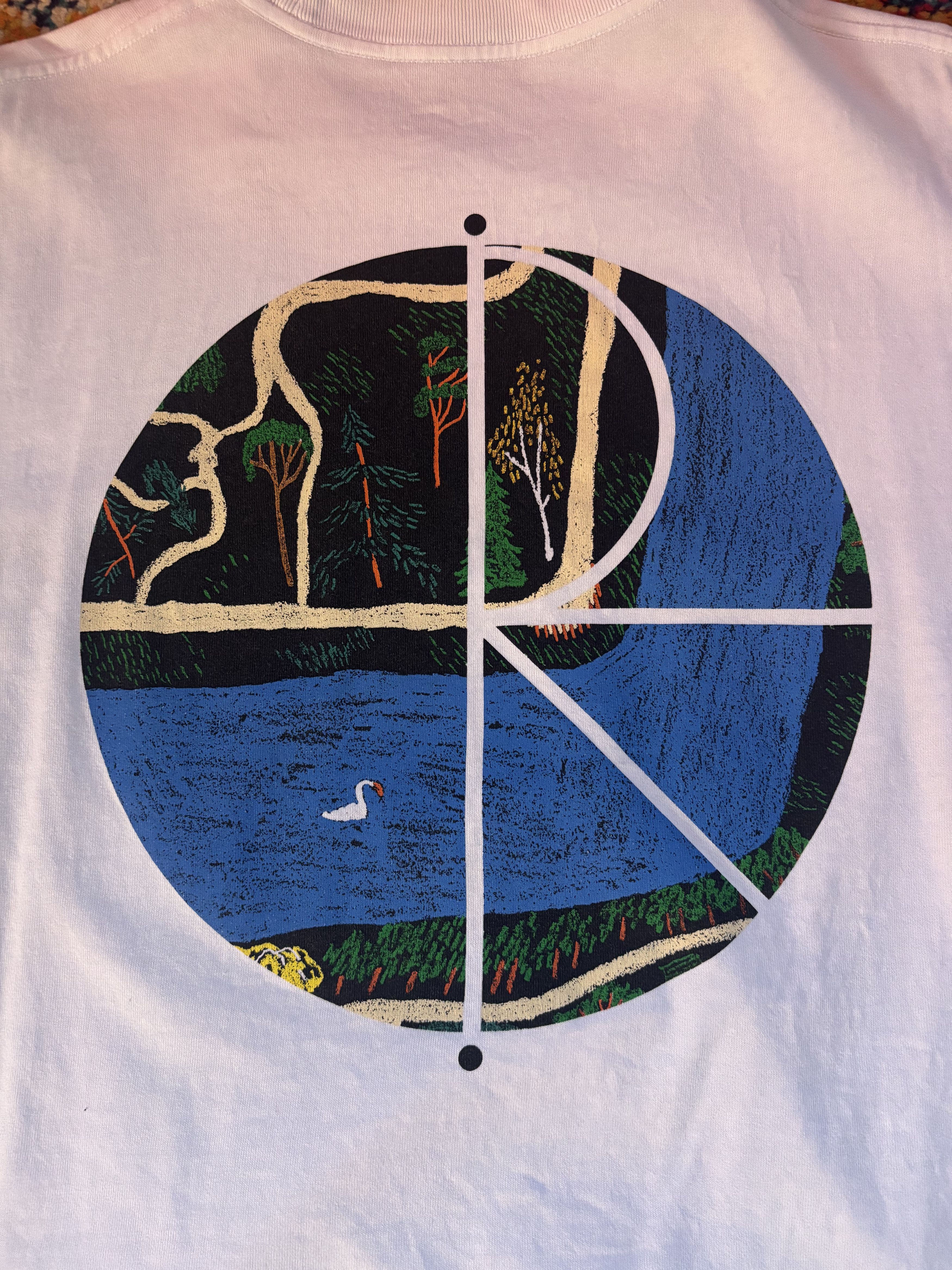Polar Skate Co. Polar Skate Co. Stroke Logo Shirt White – Size Large Size US L / EU 52-54 / 3 - 5 Thumbnail
