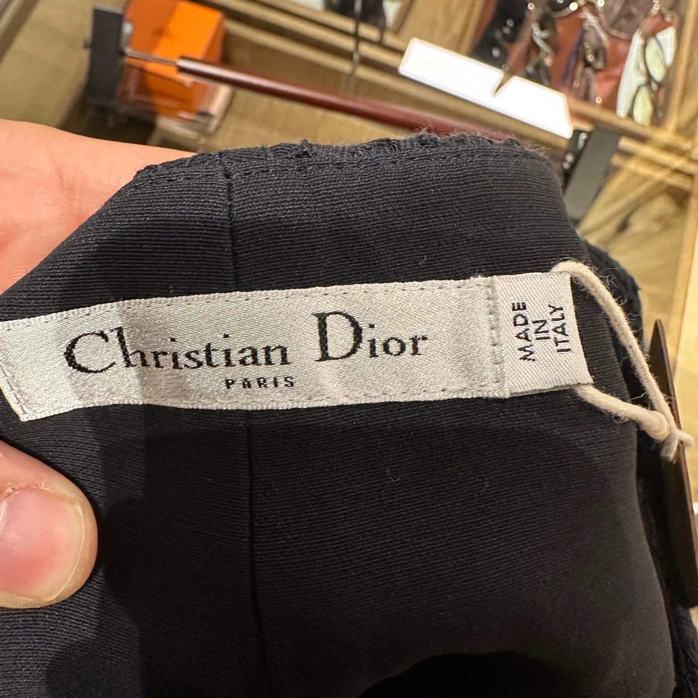 Christian Dior Monsieur Dior feb437 lace-wool silk trousers 36 Size 26" / US 2 / IT 38 - 3 Thumbnail