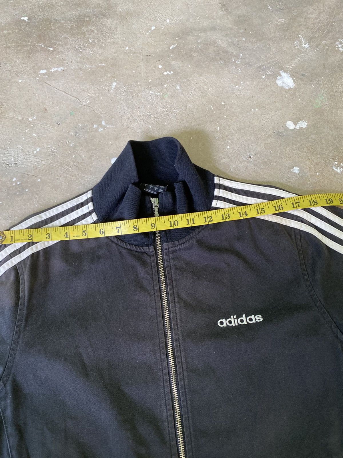 Adidas Vintage Adidas 3 Stripe Track Jacket Black Size US M / EU 48-50 / 2 - 16 Thumbnail